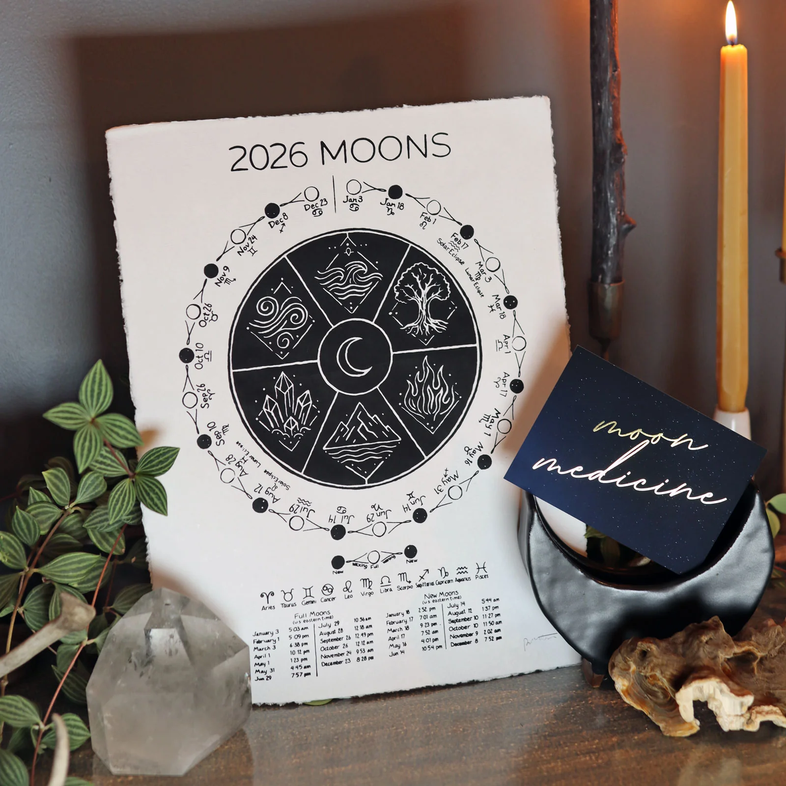 2026 Moon Phase Calendar - Image 3