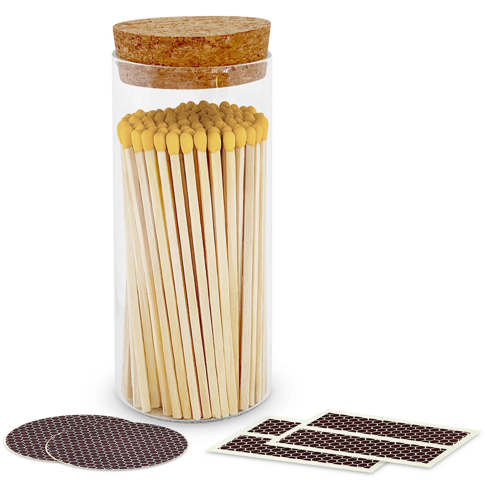 4" Matches in a Large Cork Top Jar - Image 14