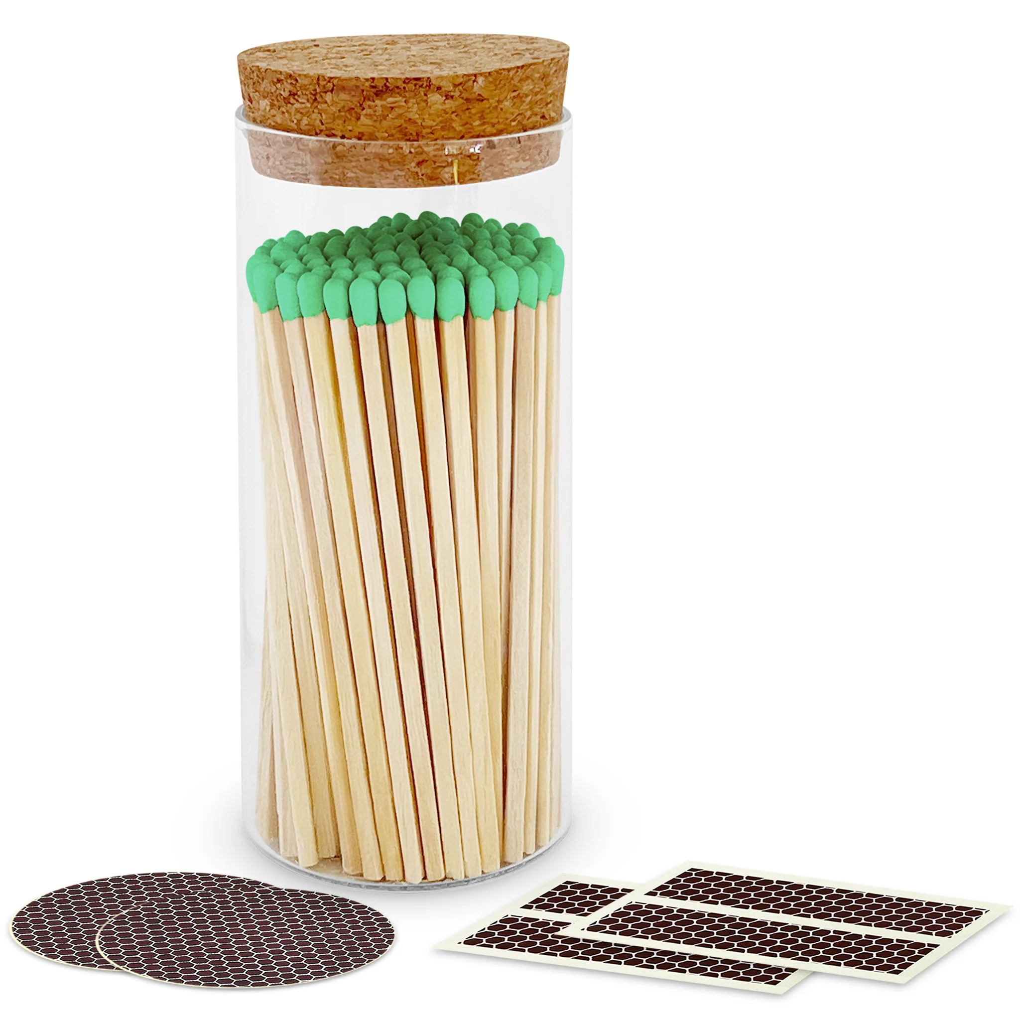 4" Matches in a Large Cork Top Jar - Image 15