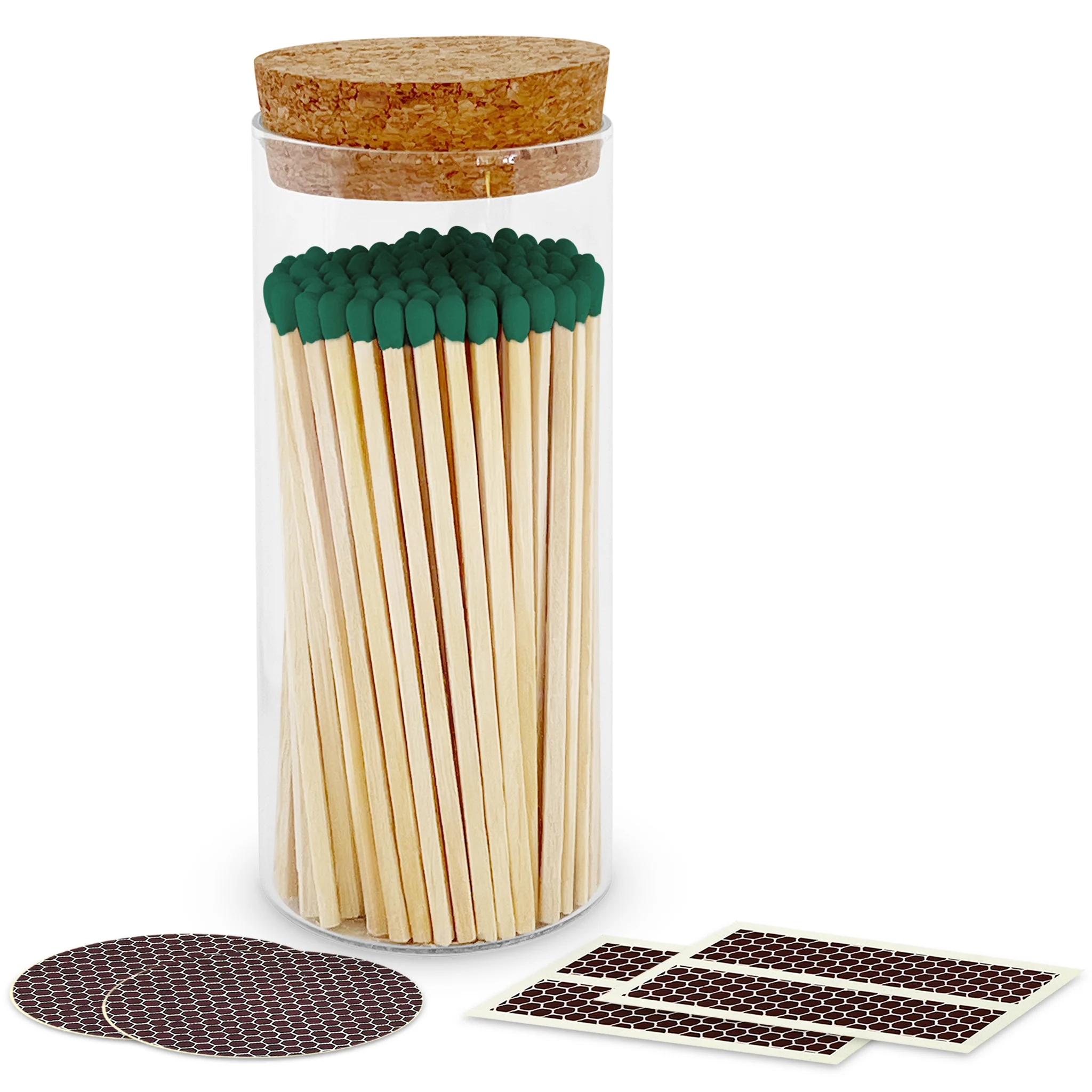 4" Matches in a Large Cork Top Jar - Image 16
