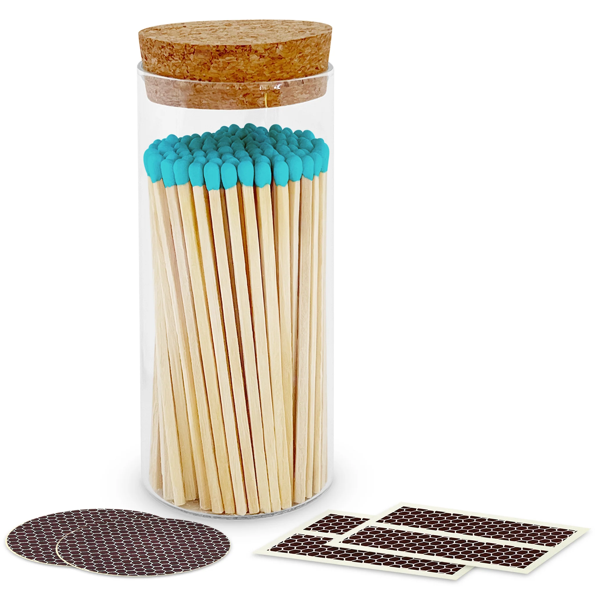4" Matches in a Large Cork Top Jar - Image 17