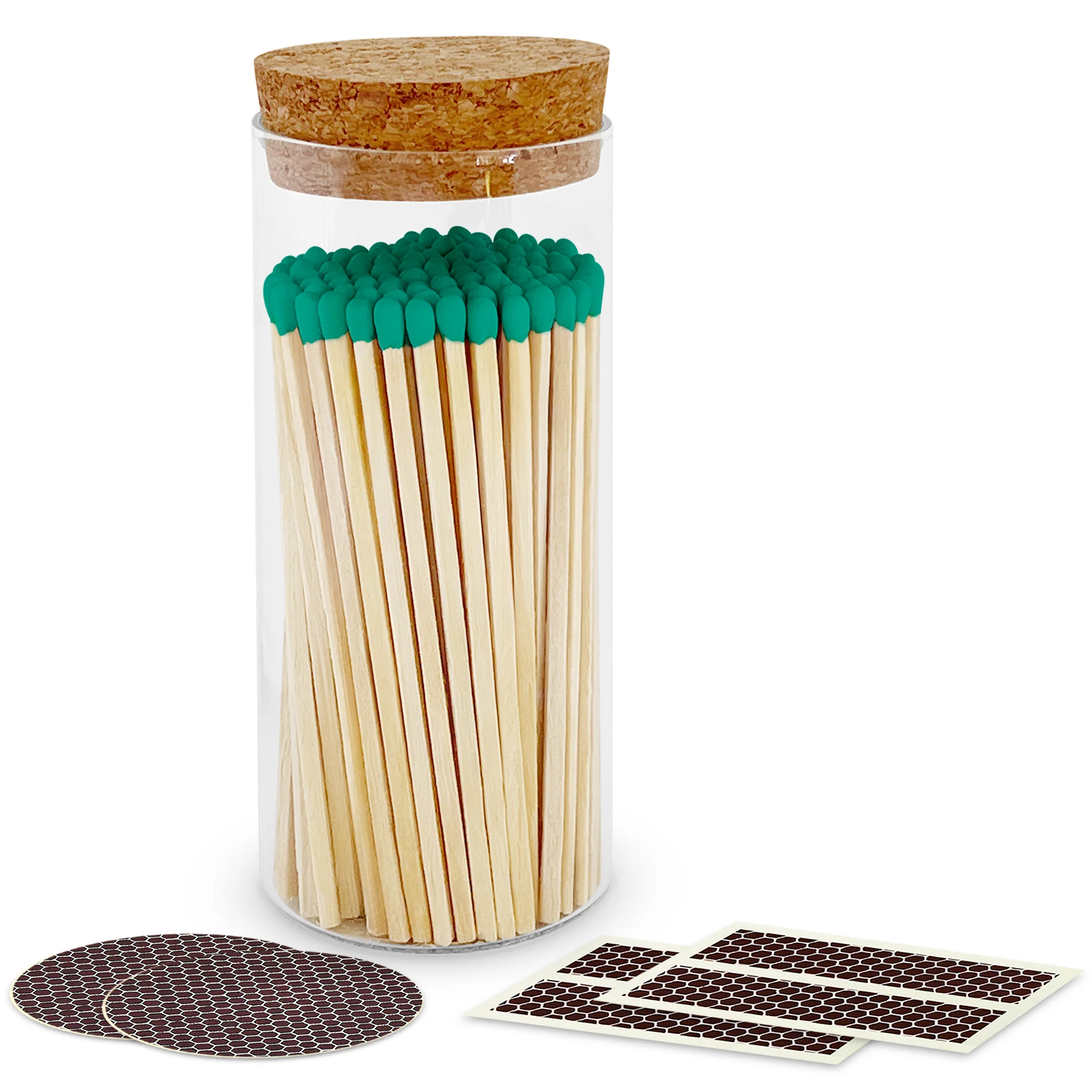 4" Matches in a Large Cork Top Jar - Image 19