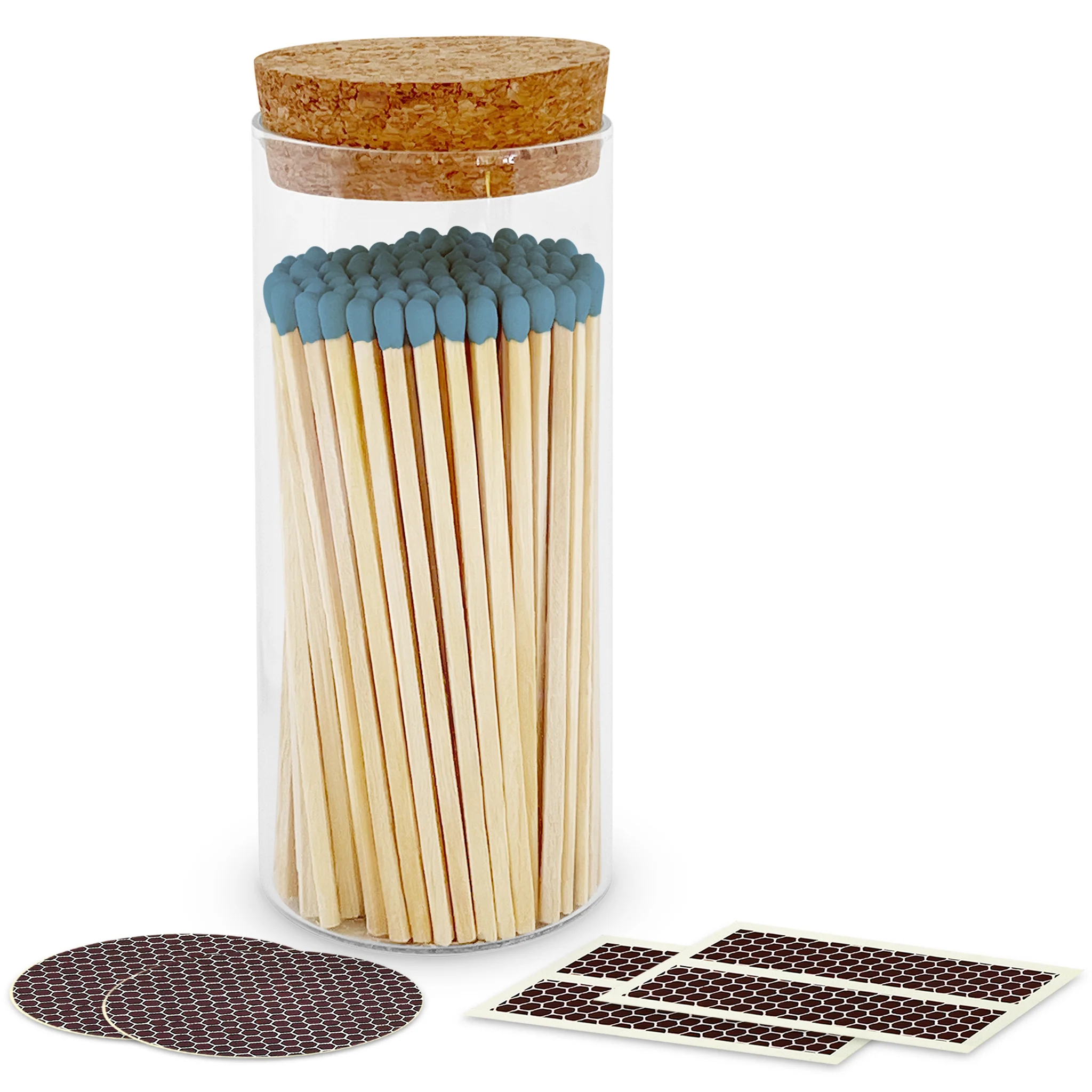 4" Matches in a Large Cork Top Jar - Image 20