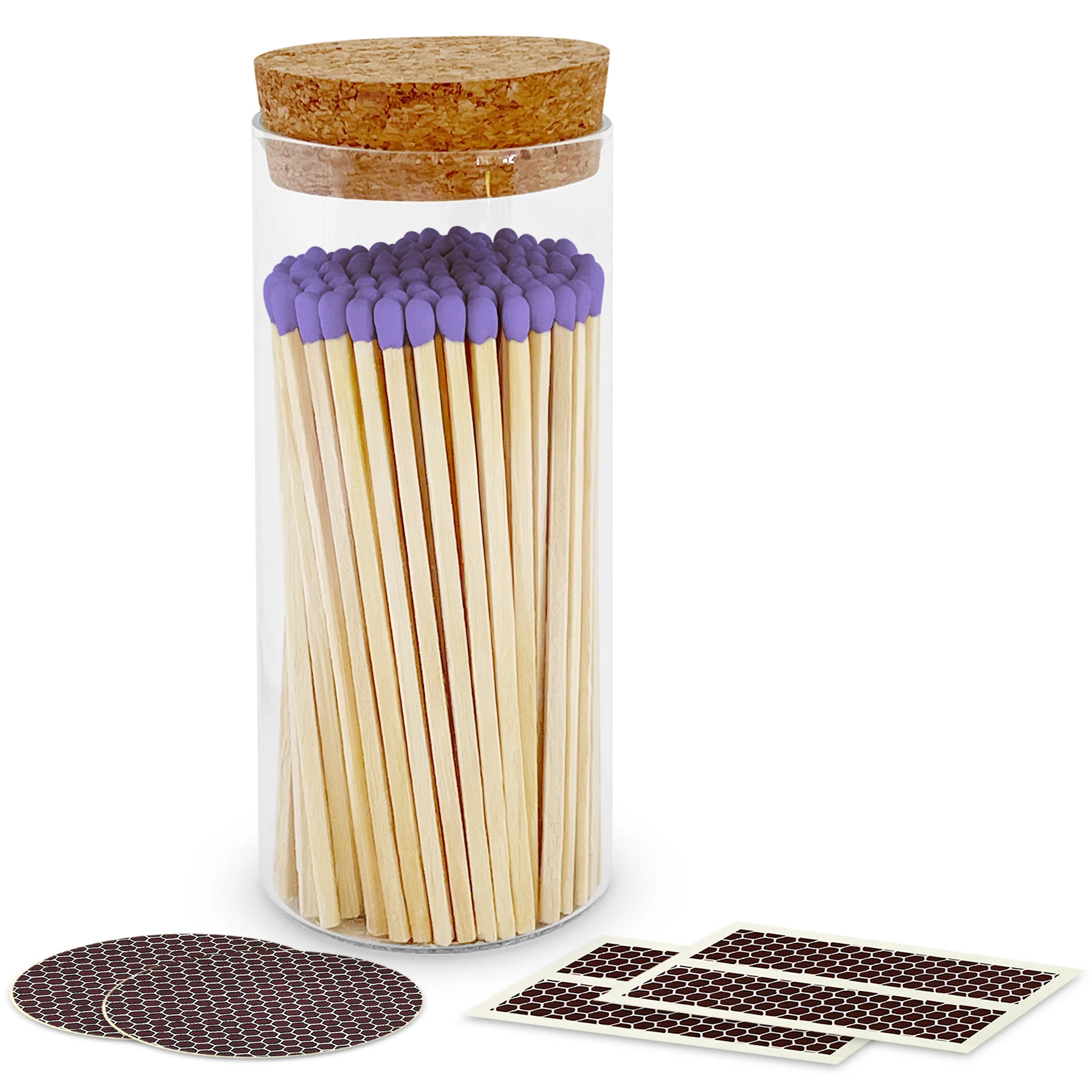 4" Matches in a Large Cork Top Jar - Image 21