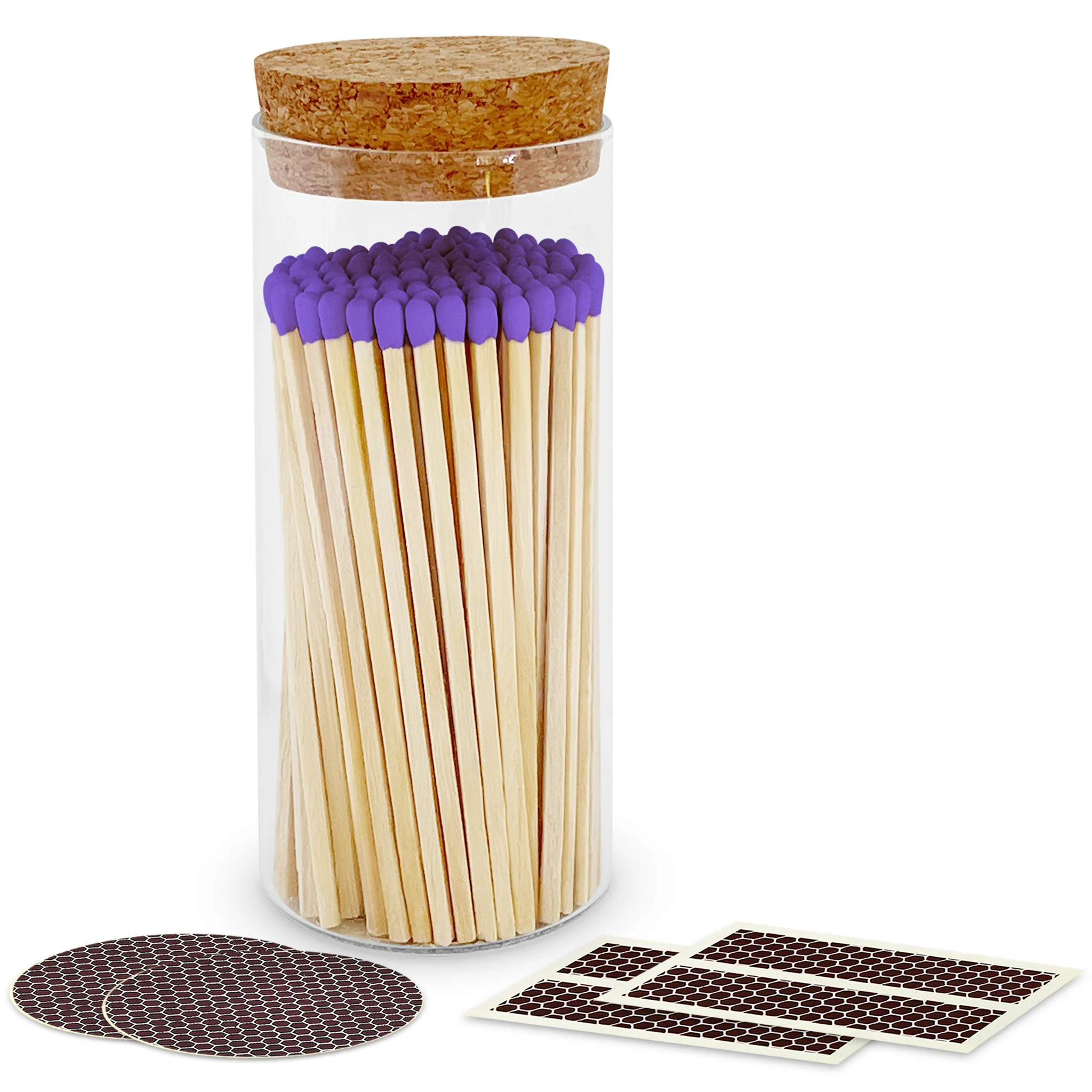 4" Matches in a Large Cork Top Jar - Image 22