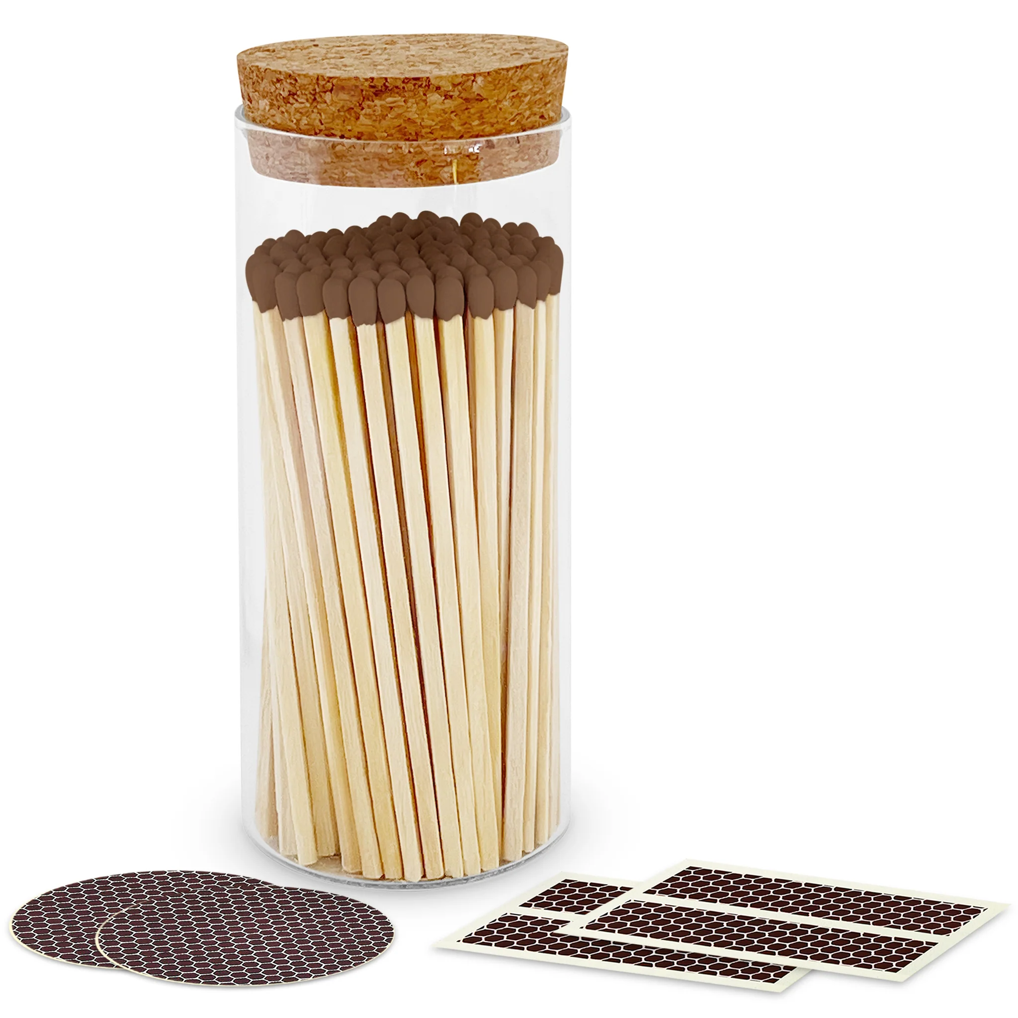 4" Matches in a Large Cork Top Jar - Image 23