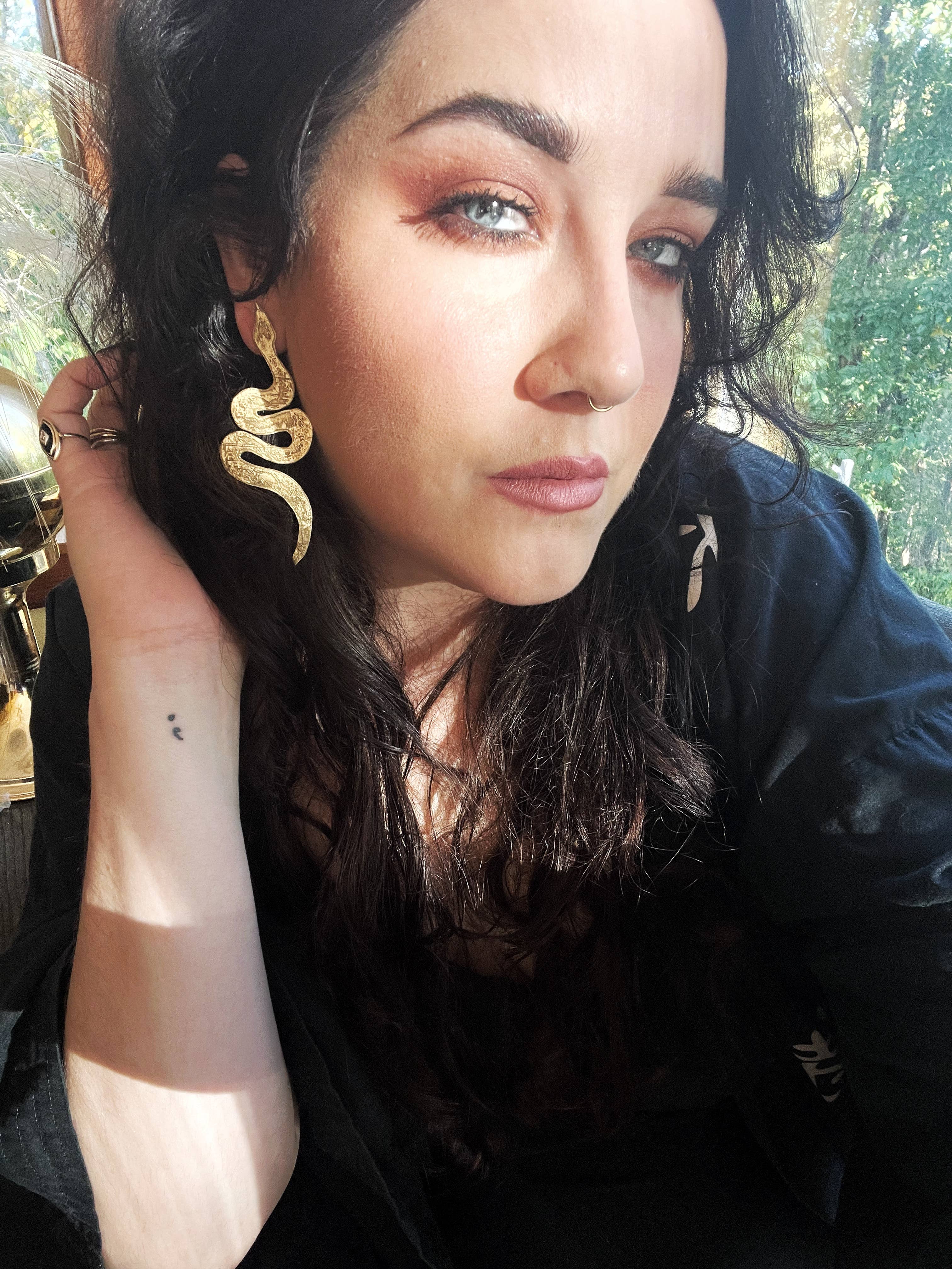 Amulets + Talismans Snake Earrings - Image 3