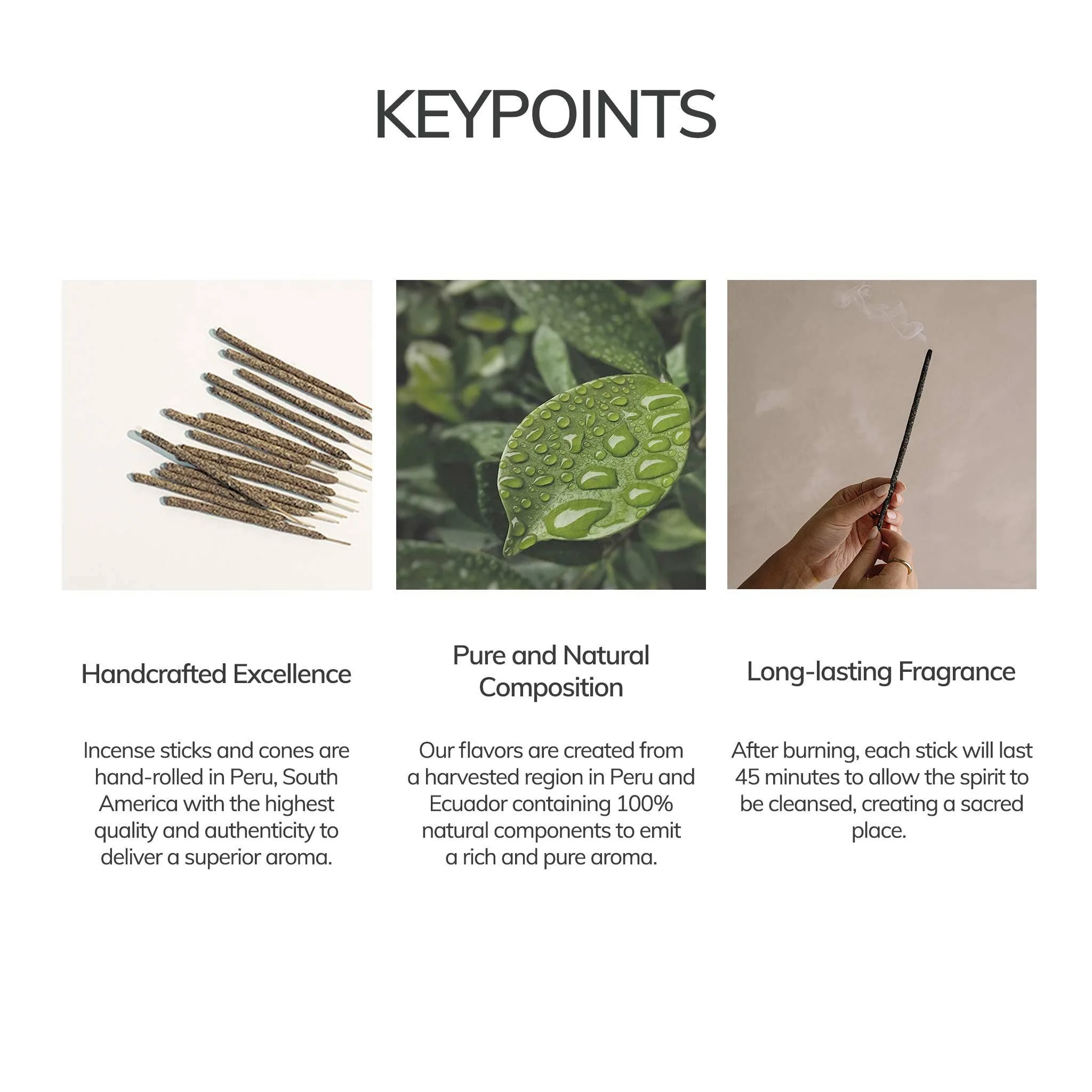 Black Copal Hand-Rolled Incense Stick - Image 6