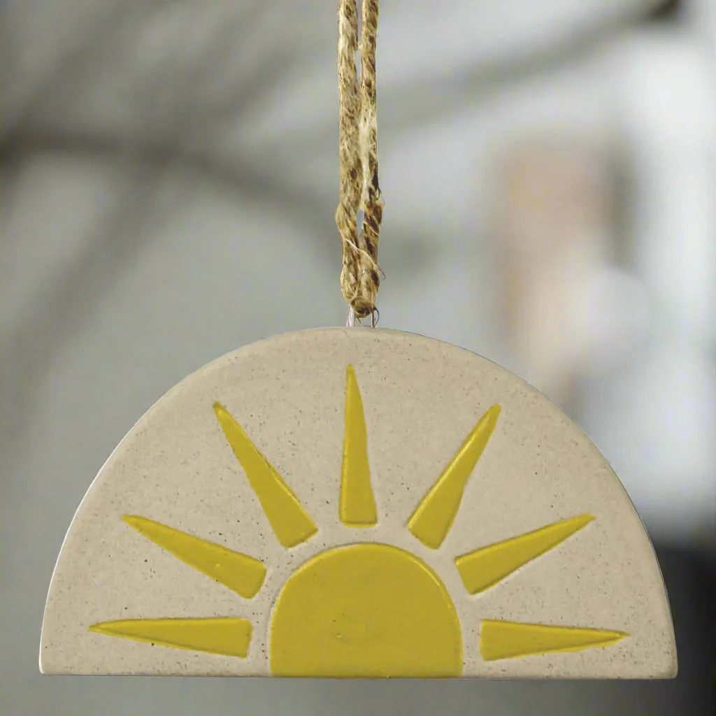 Radiant Sun Ceramic Oranament