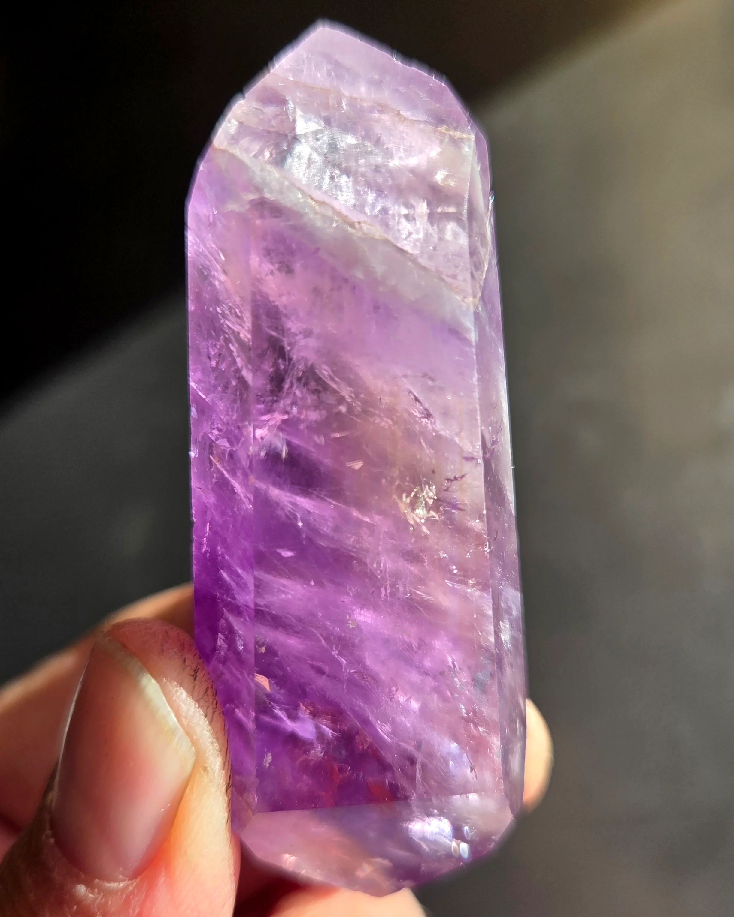 Amethyst- A-grade double terminated points - size A - Image 10