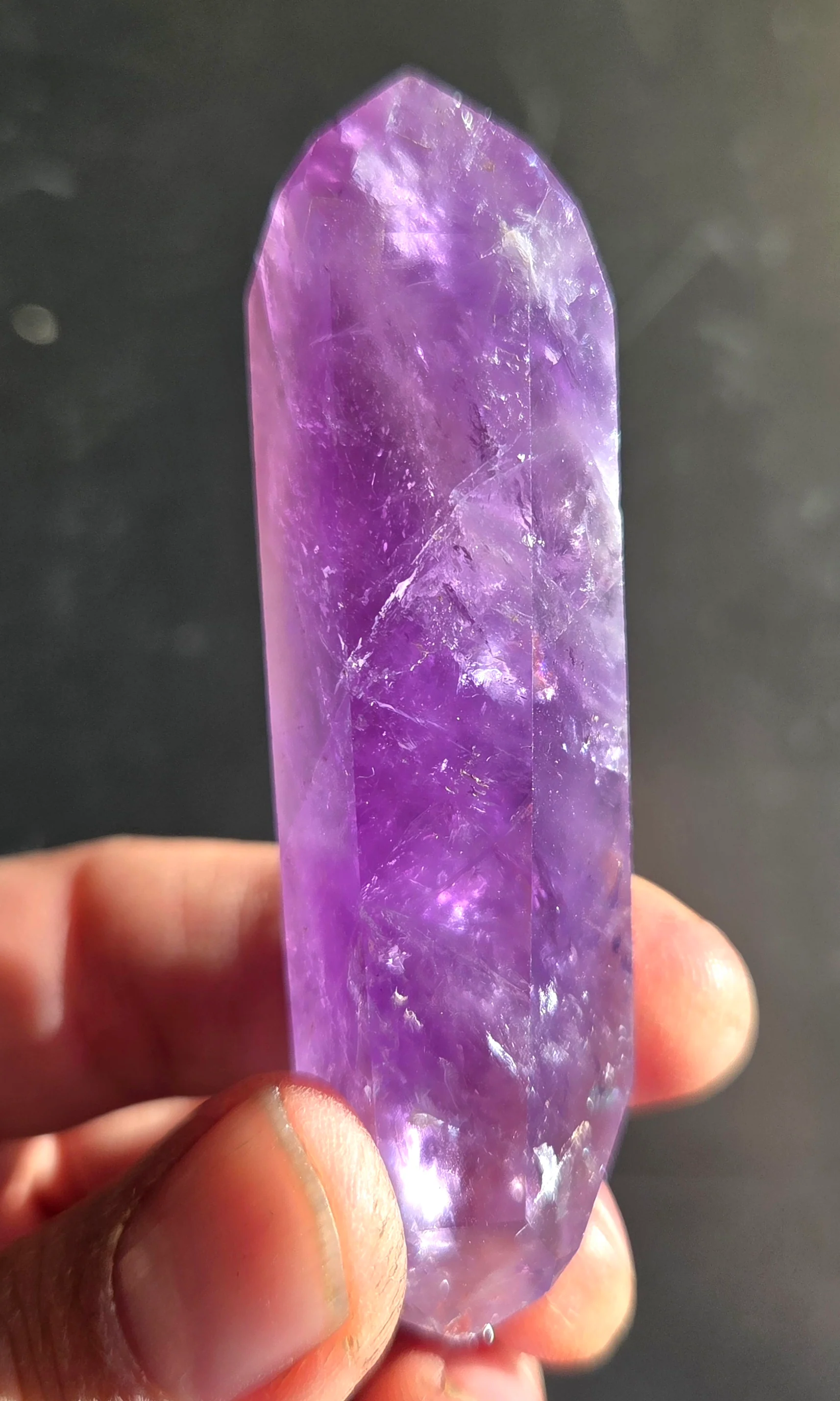Amethyst- A-grade double terminated points - size A - Image 11