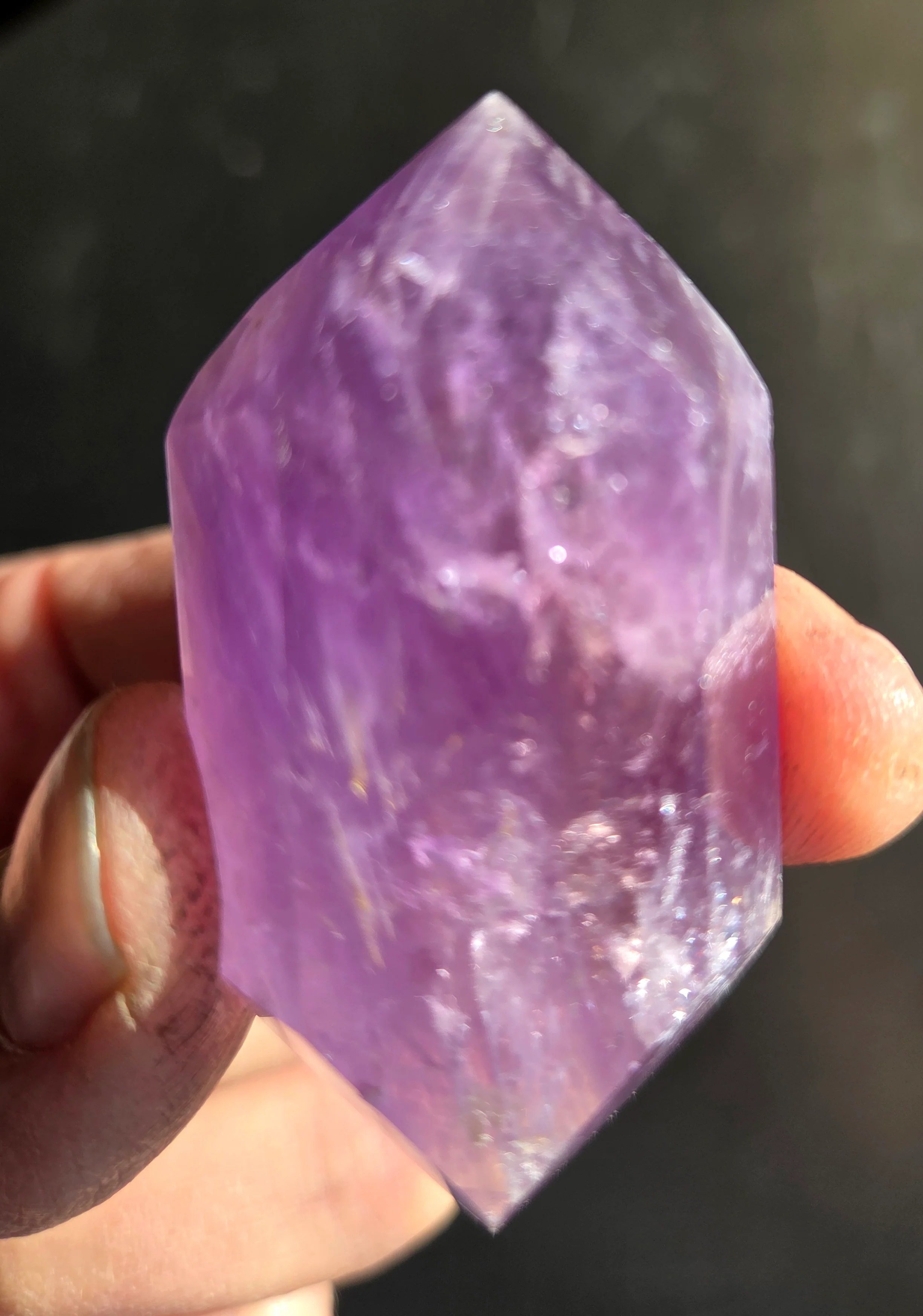 Amethyst- A-grade double terminated points - size A - Image 12