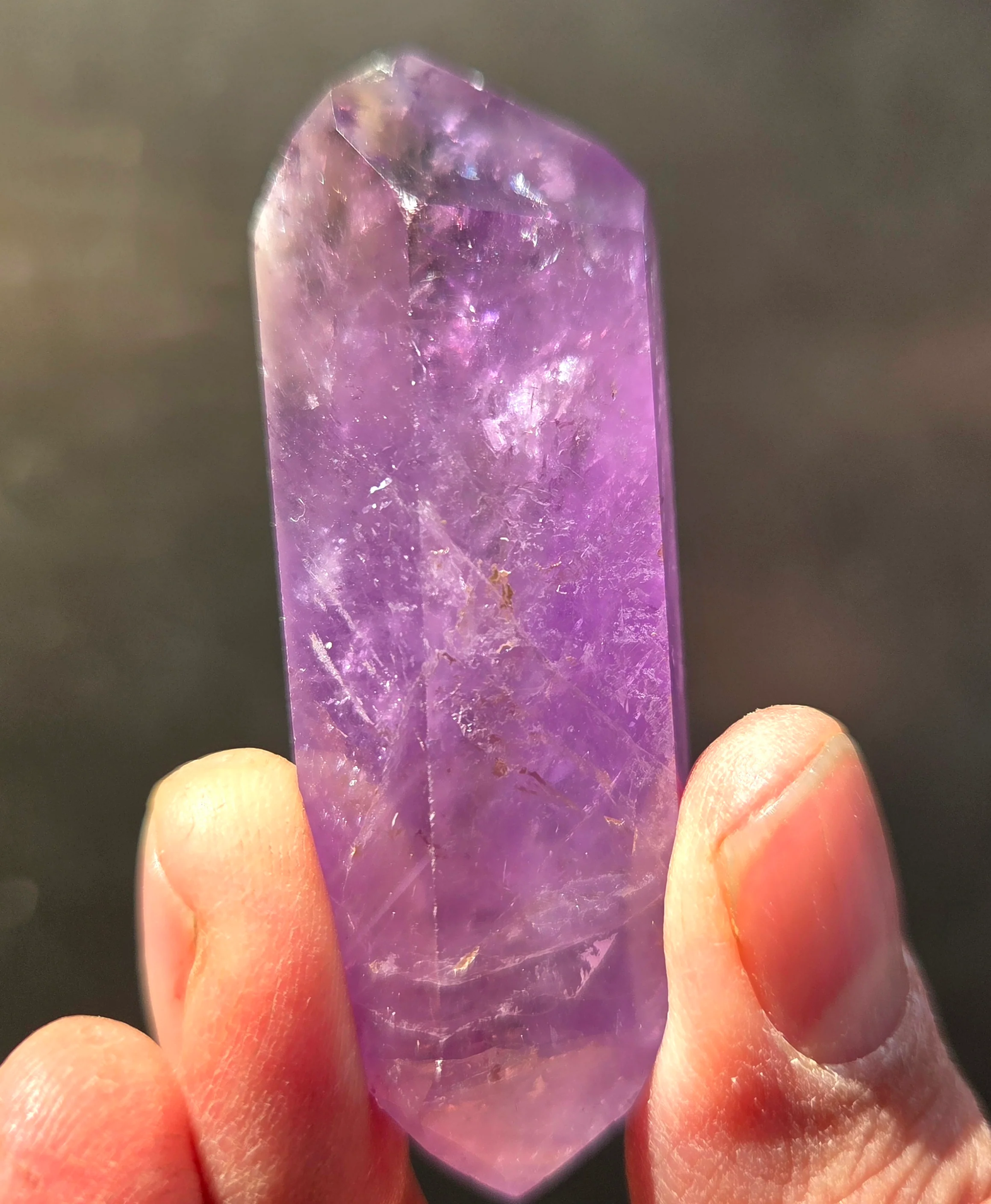 Amethyst- A-grade double terminated points - size A - Image 15