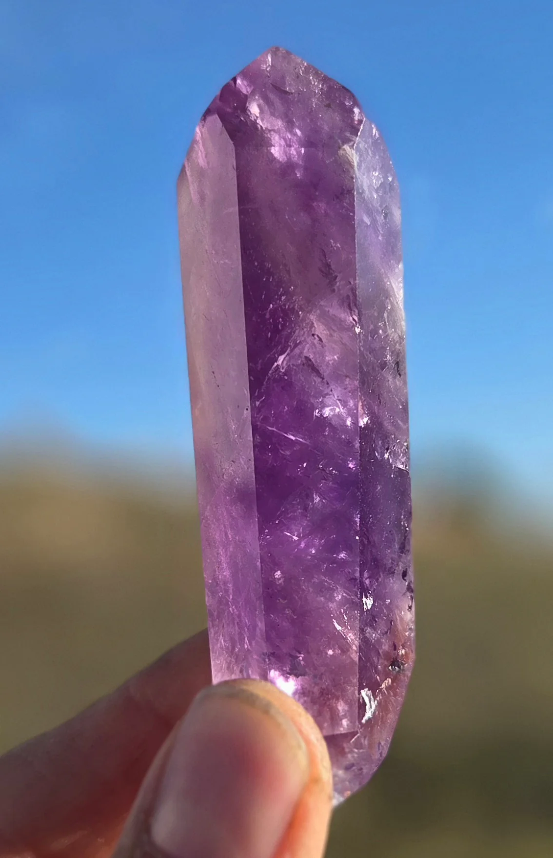 Amethyst- A-grade double terminated points - size A - Image 3