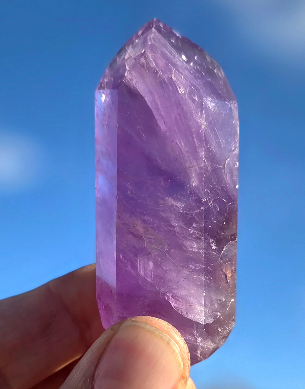 Amethyst- A-grade double terminated points - size A - Image 4