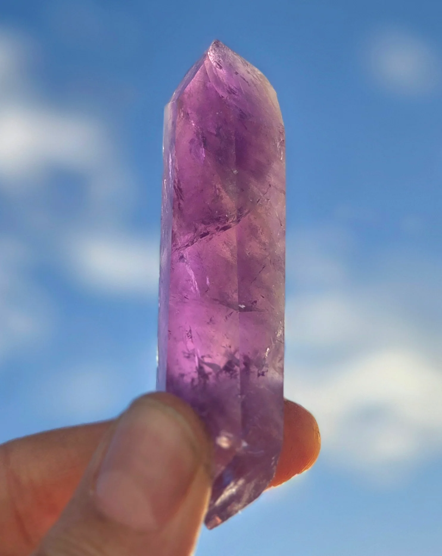 Amethyst- A-grade double terminated points - size A - Image 7