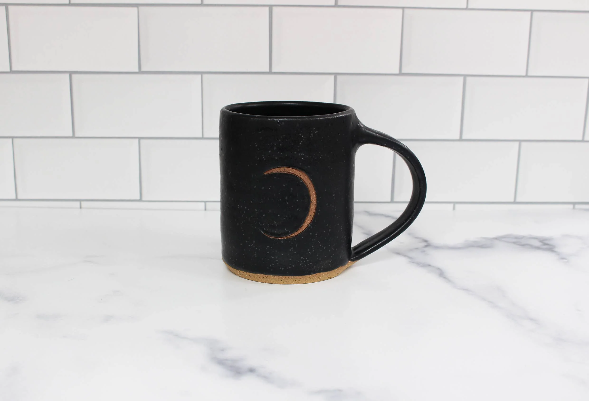 Fly Me To The Moon Speckled Ceramic Mug - Image 3
