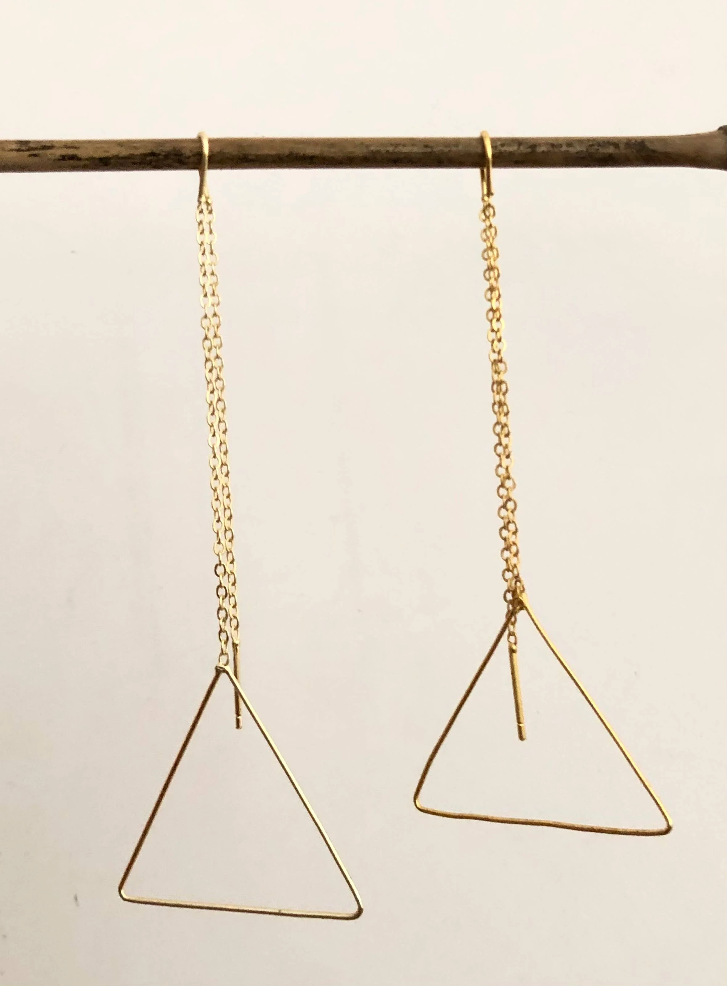 Geometric Threader Earrings - Image 8