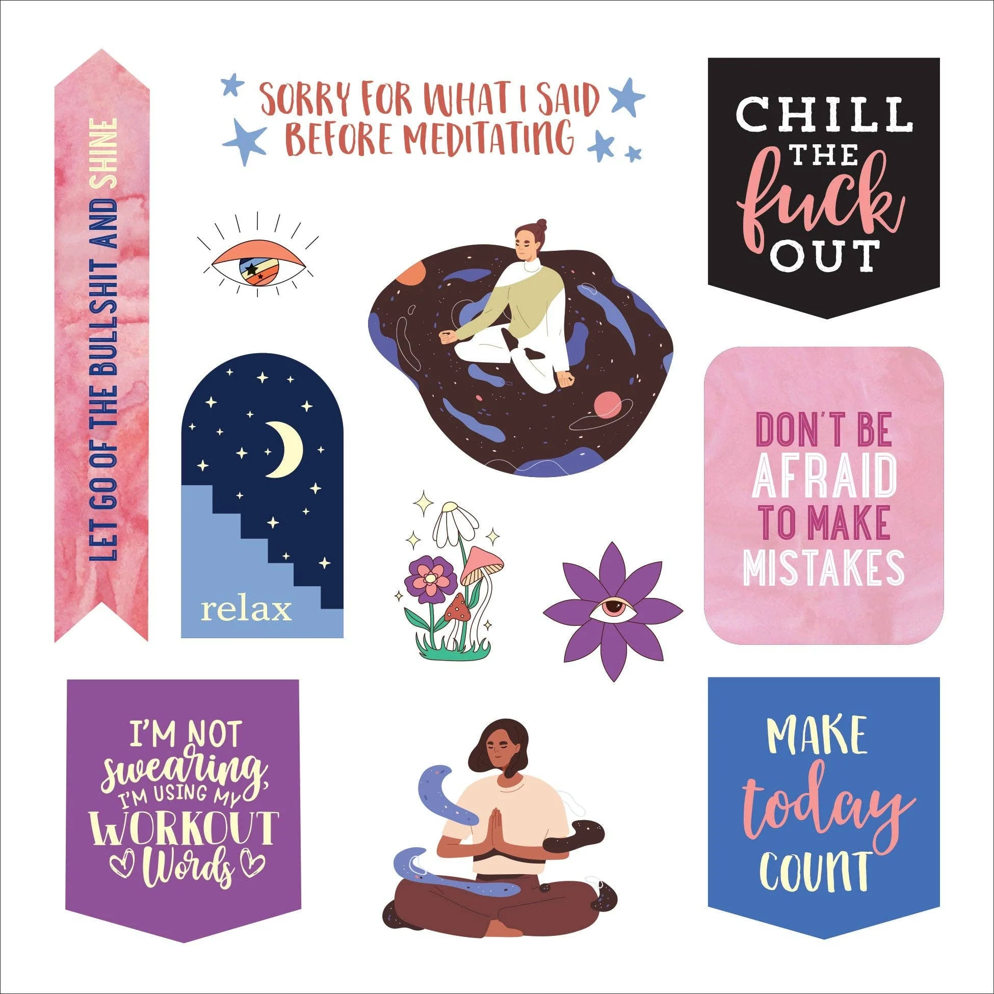 Inner F*cking Peace Sticker Book - Image 6