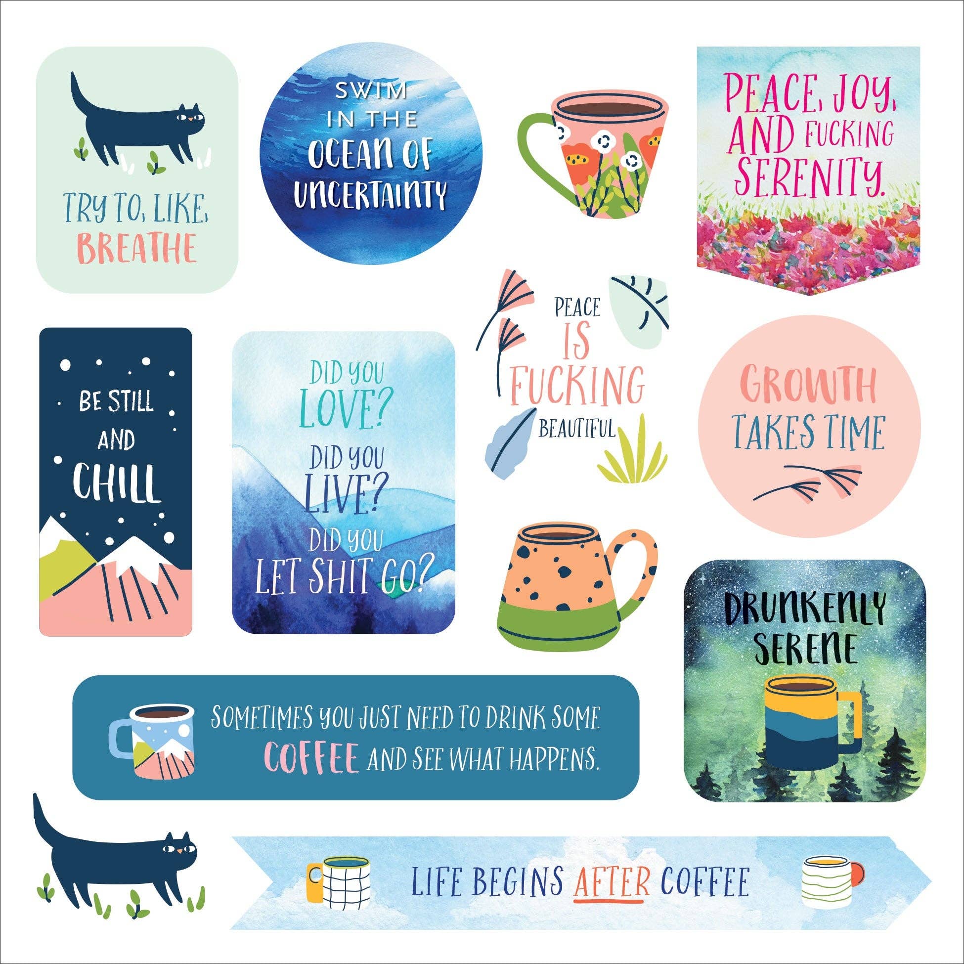 Inner F*cking Peace Sticker Book - Image 8