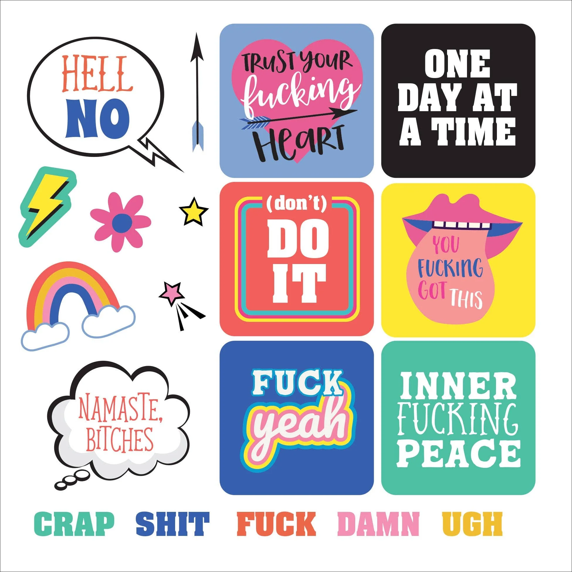 Inner F*cking Peace Sticker Book - Image 9