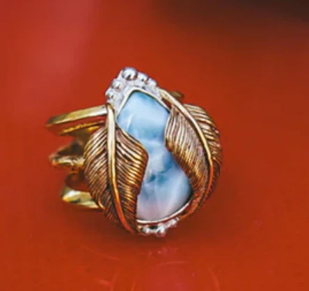 Kinship Ring - Turquoise Oval - Image 9