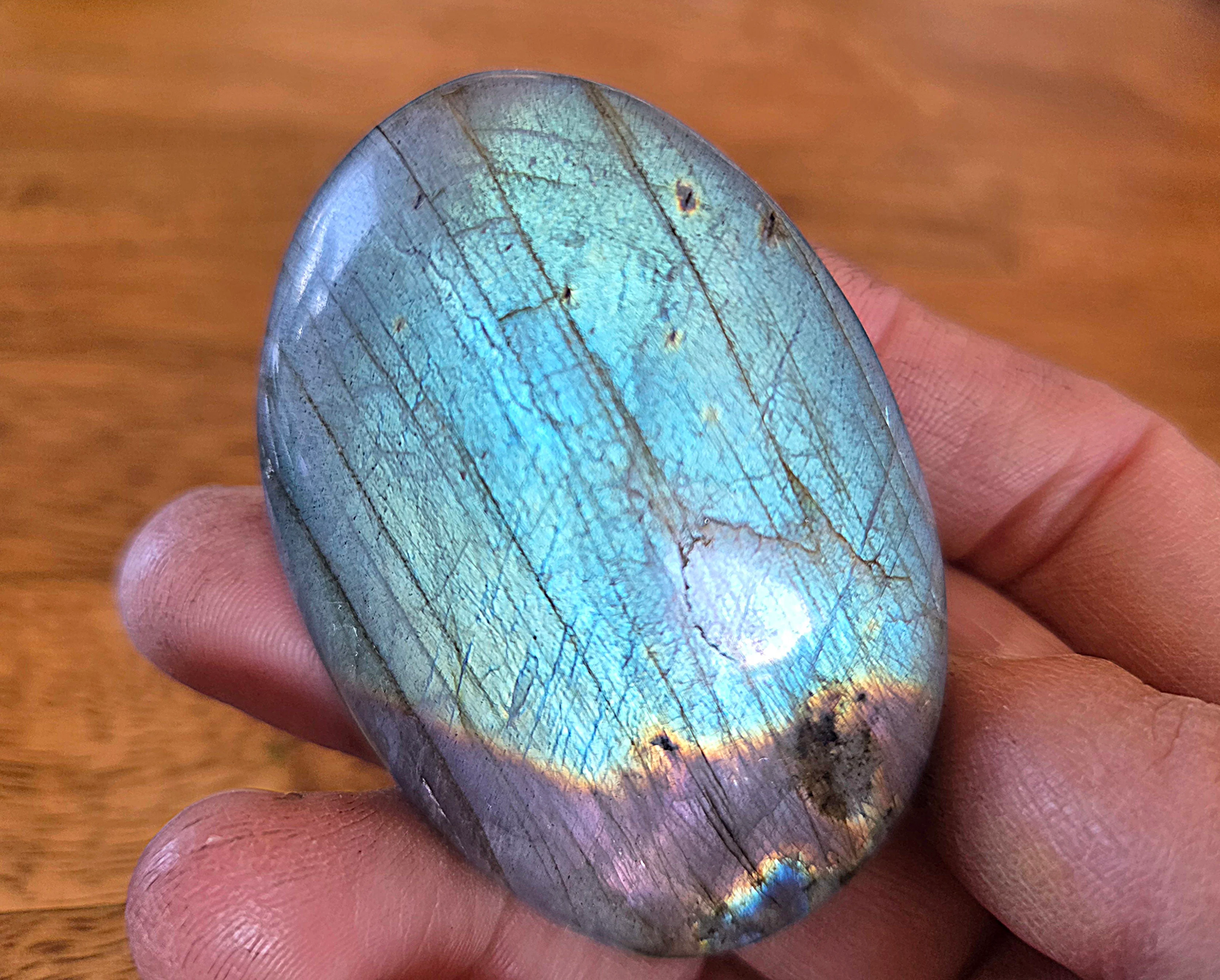 Labradorite Palm Stones - Smaller size - Image 10