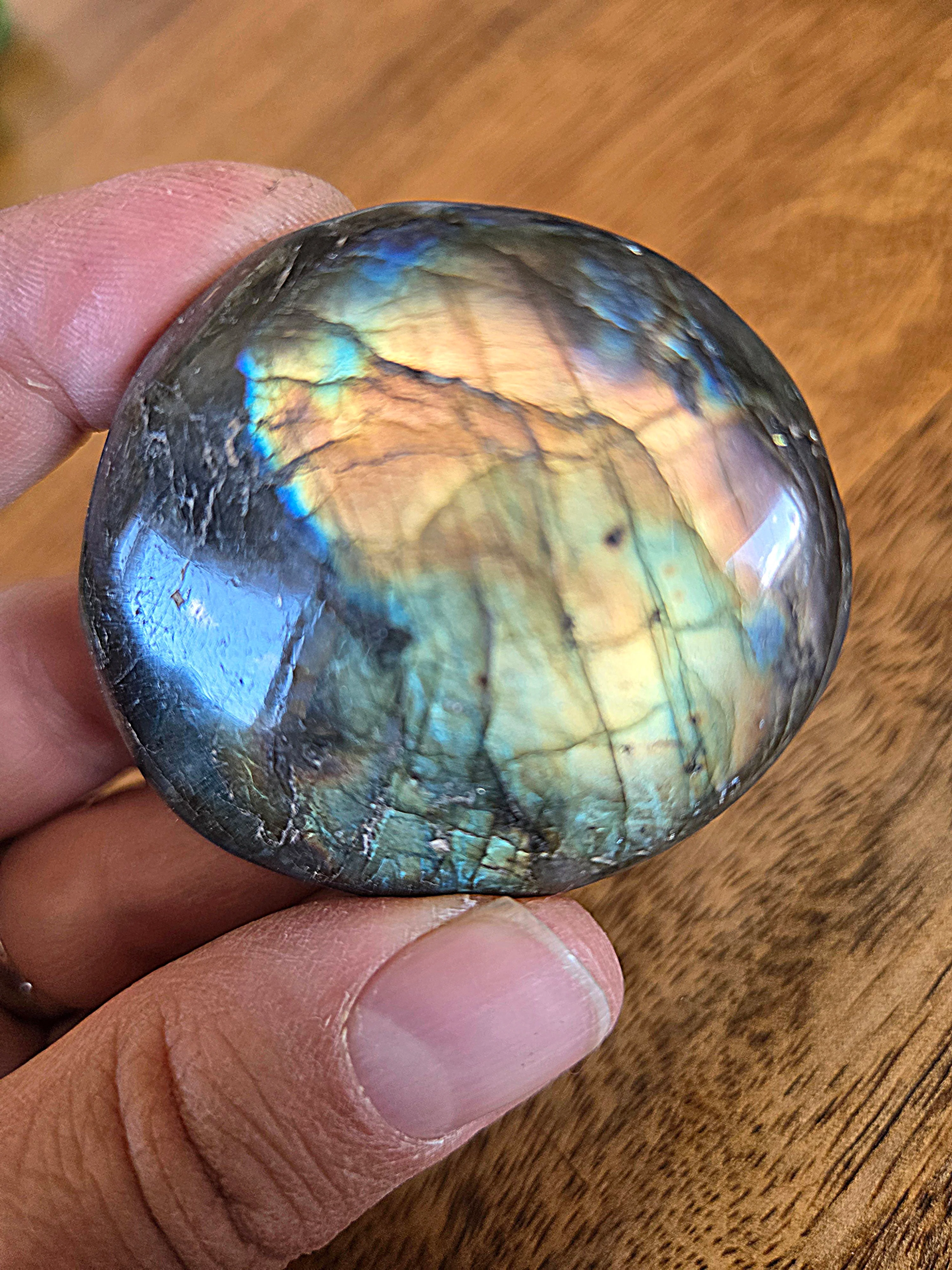 Labradorite Palm Stones - Smaller size - Image 16