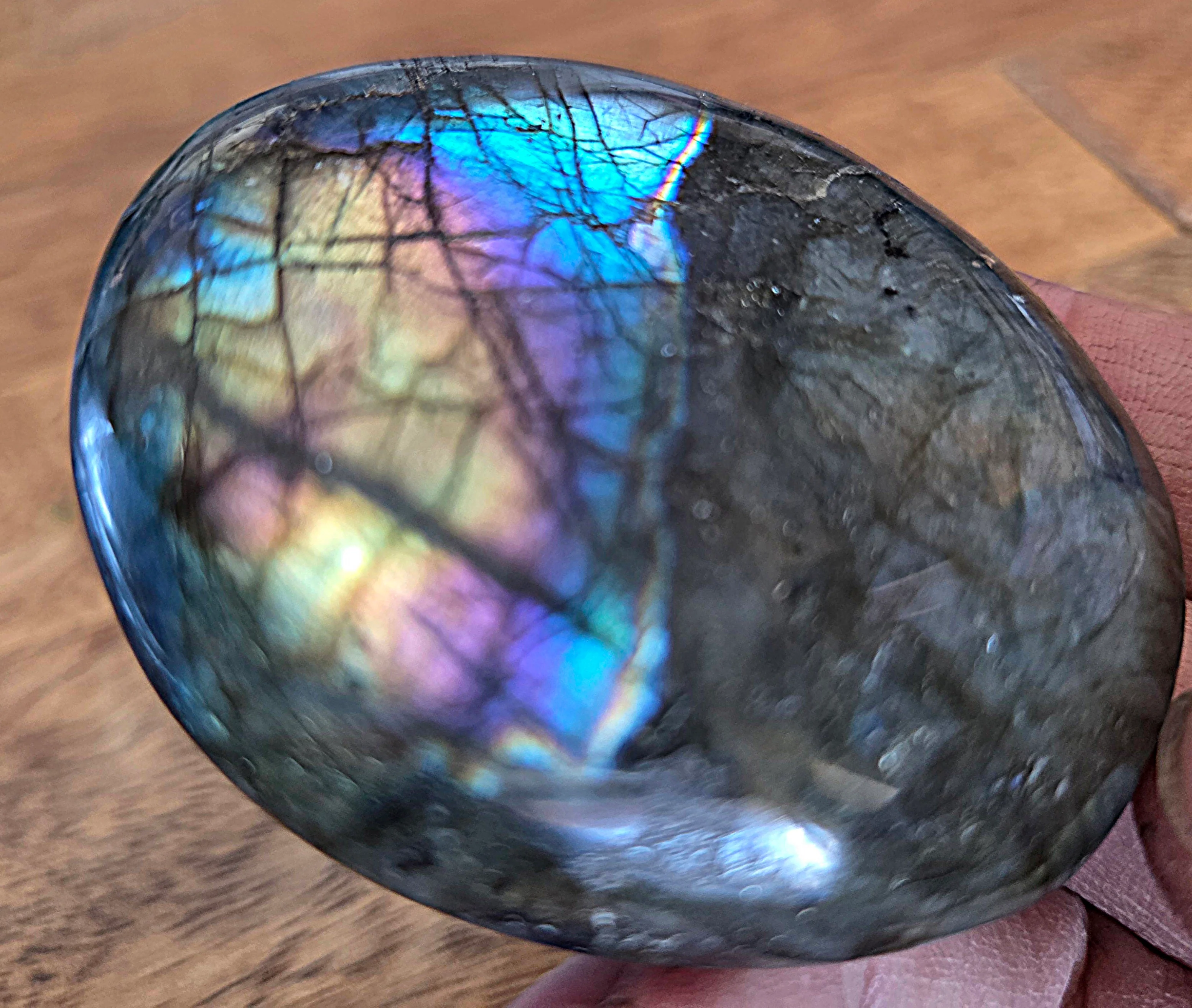 Labradorite Palm Stones - Smaller size - Image 6