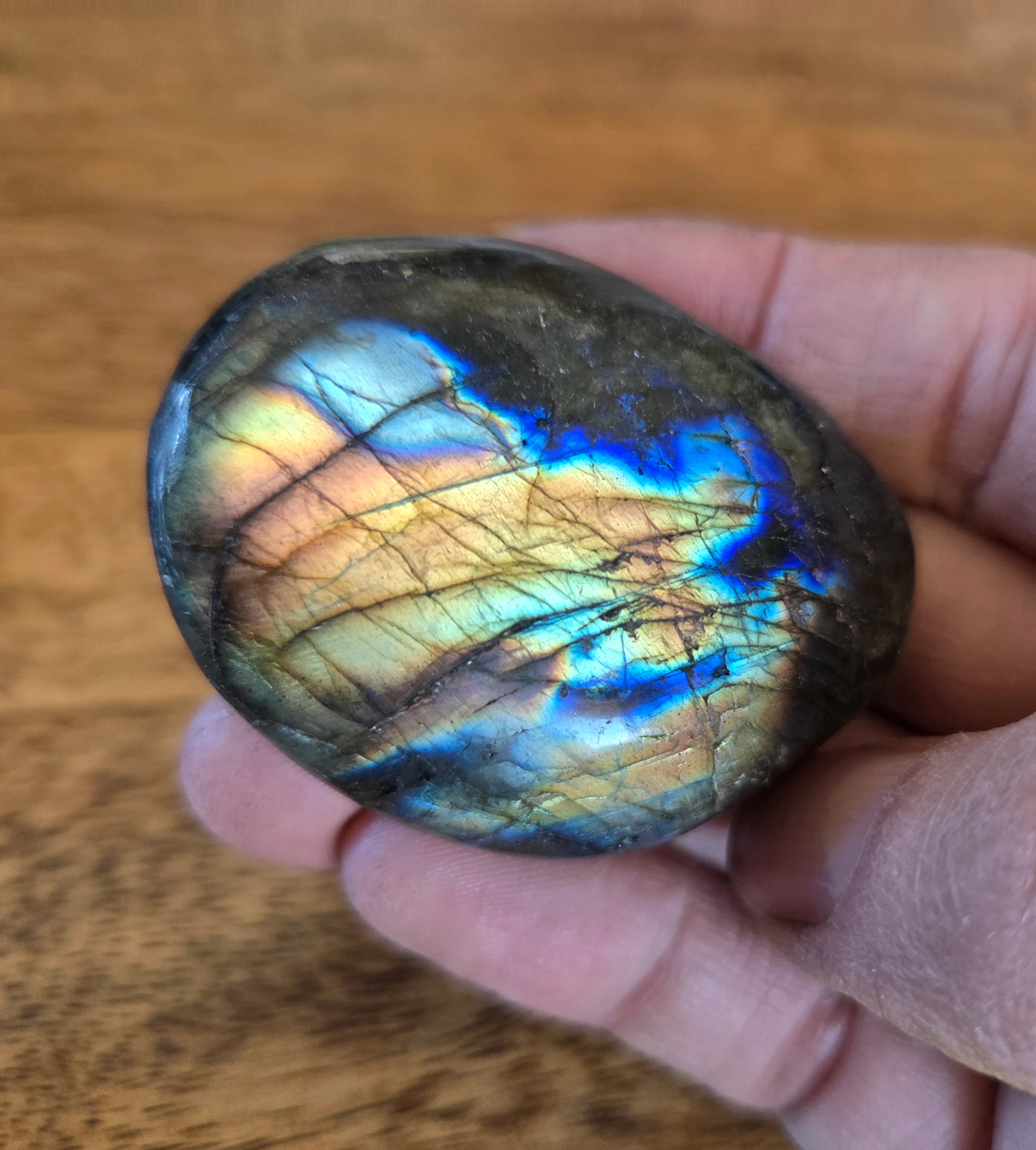 Labradorite Palm Stones - Smaller size - Image 9