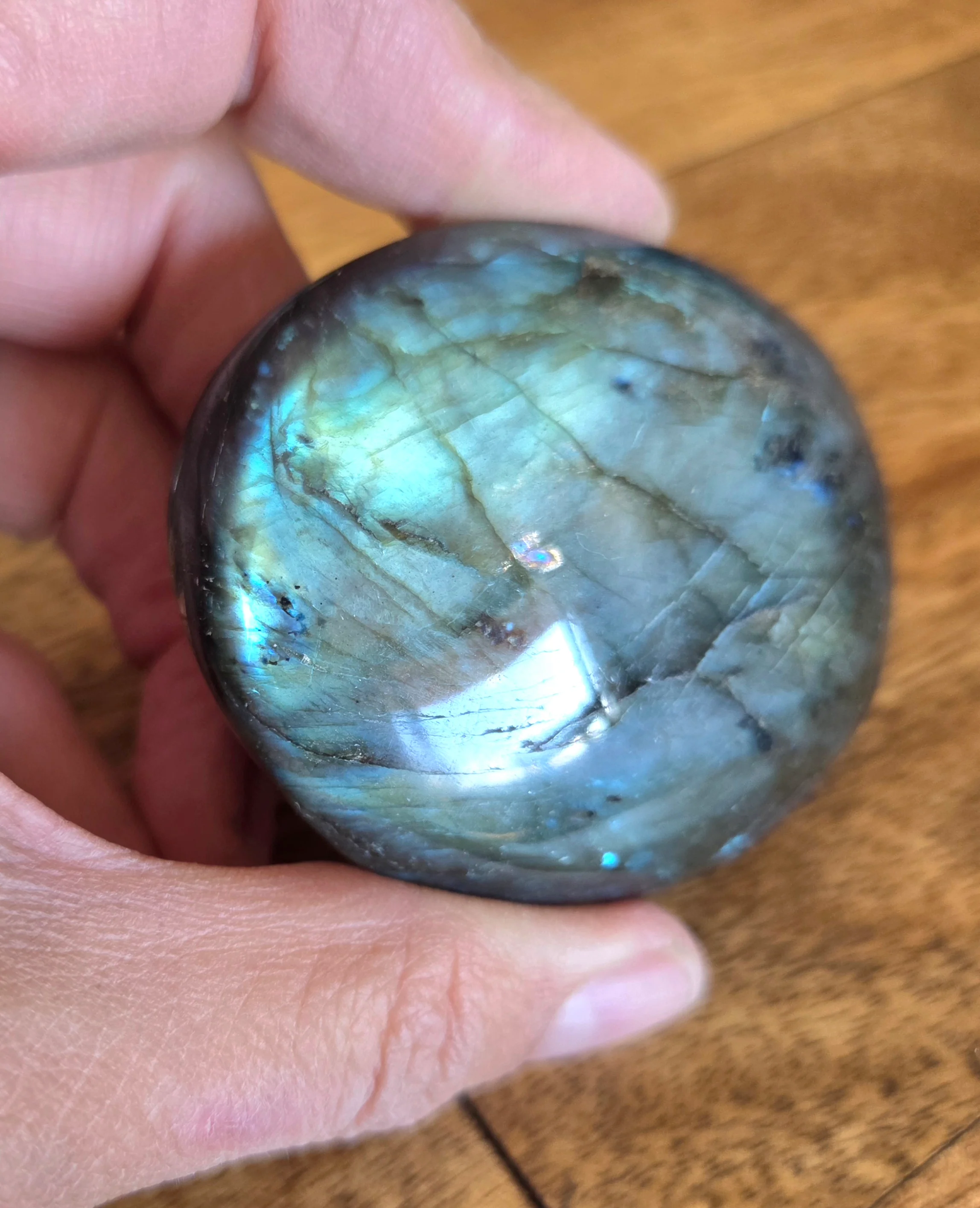Labradorite Palm Stones - Large Size - Image 10