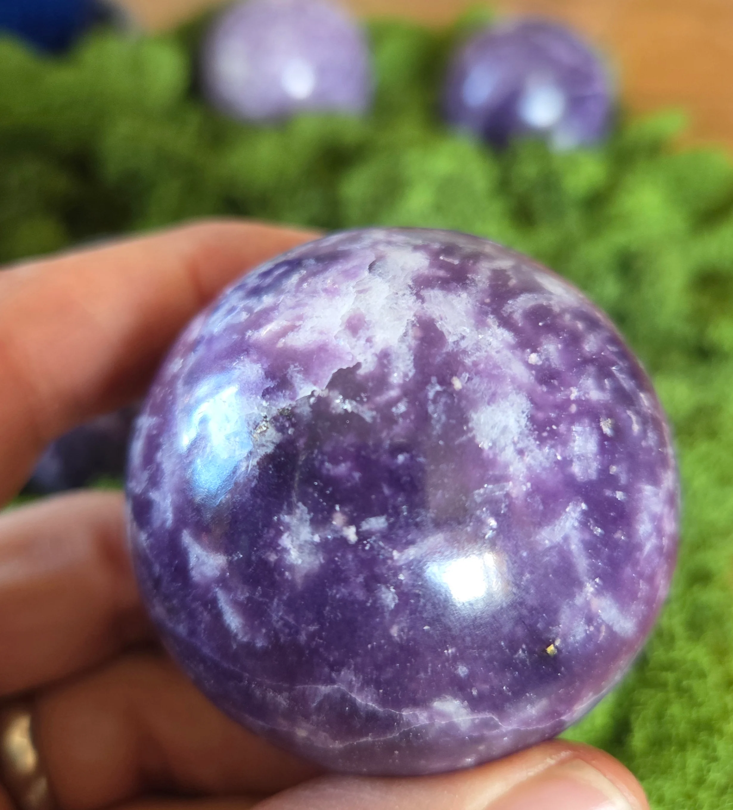 Lepidolite Spheres - Image 11