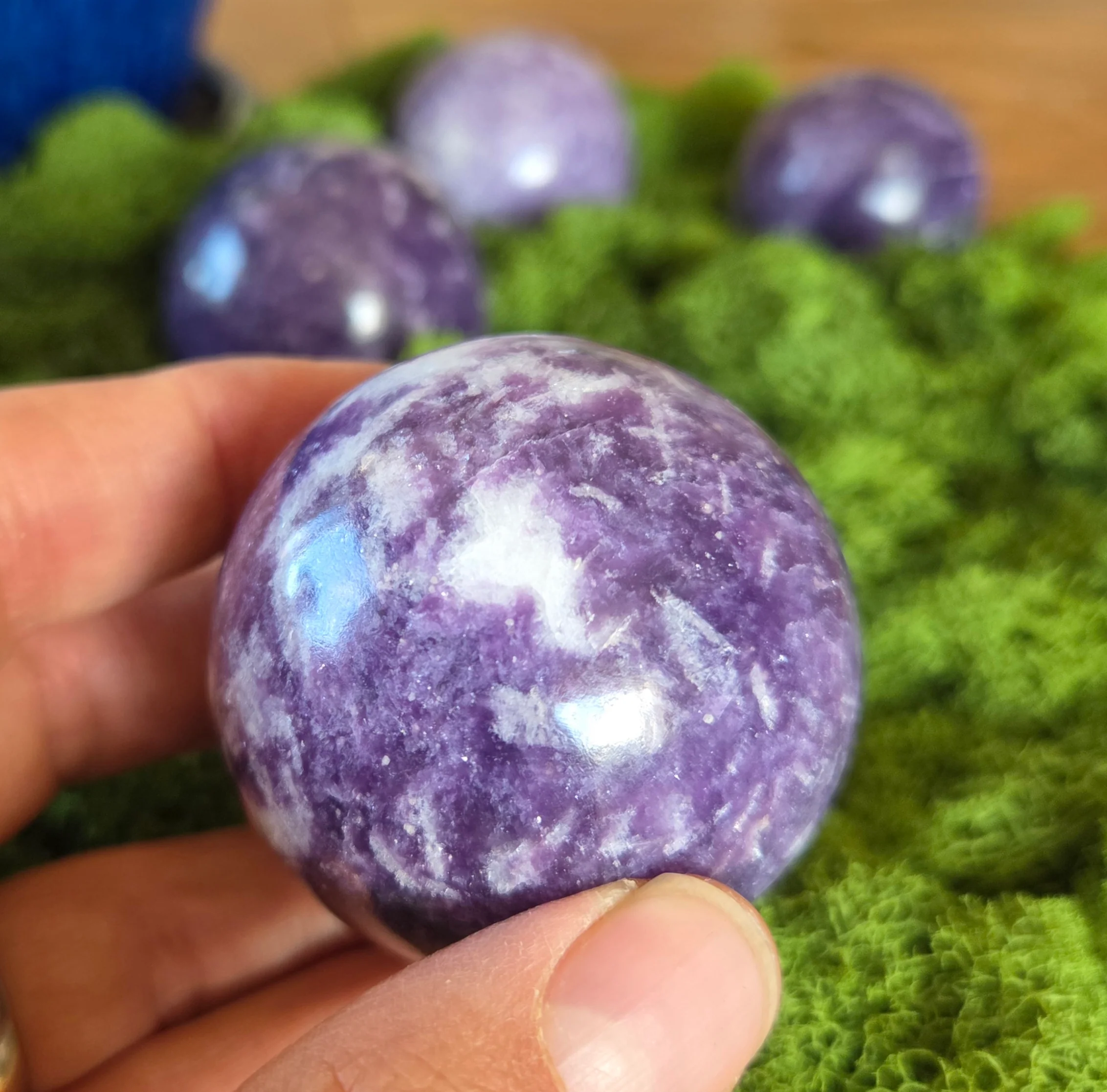 Lepidolite Spheres - Image 12