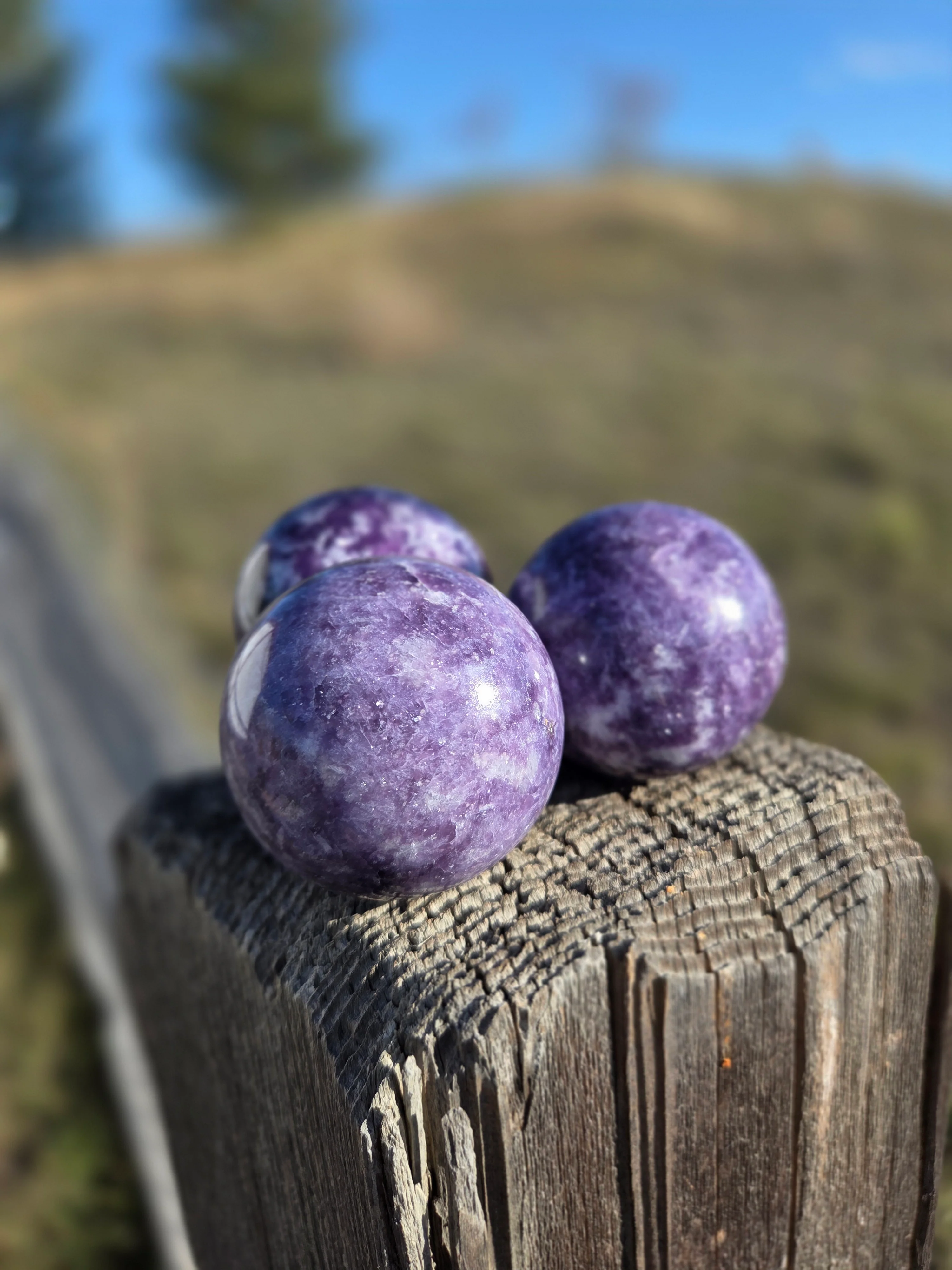 Lepidolite Spheres - Image 6
