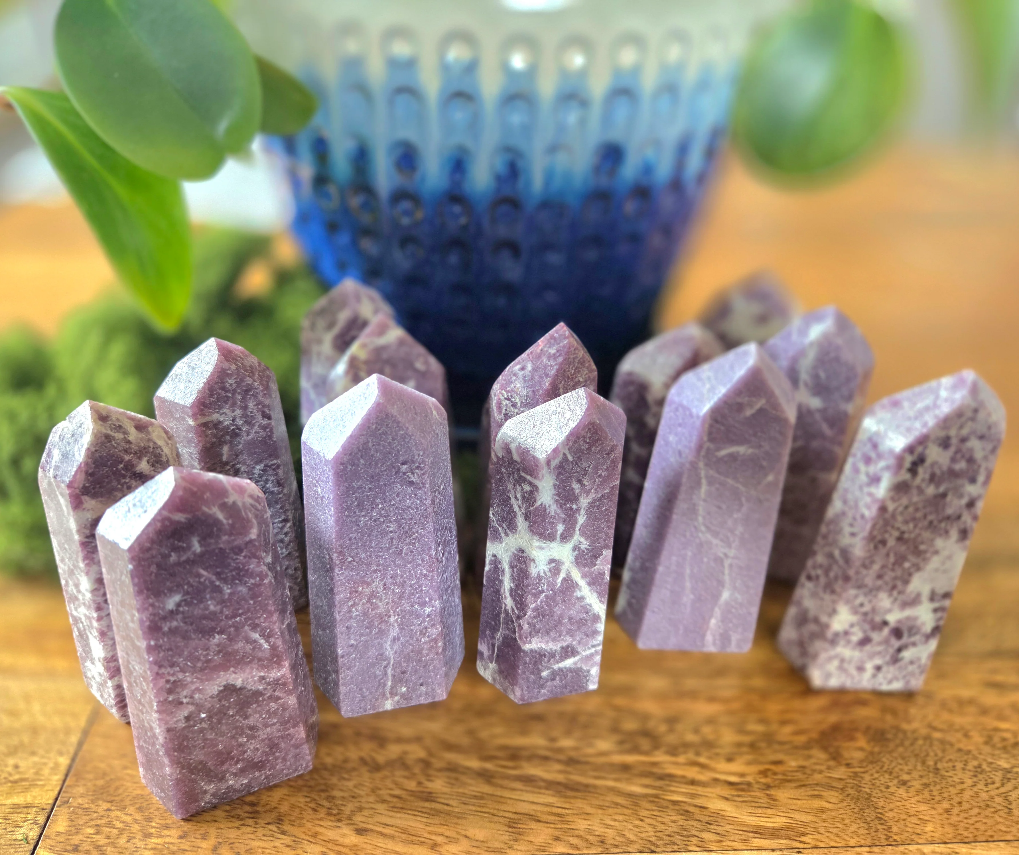 Lepidolite tower