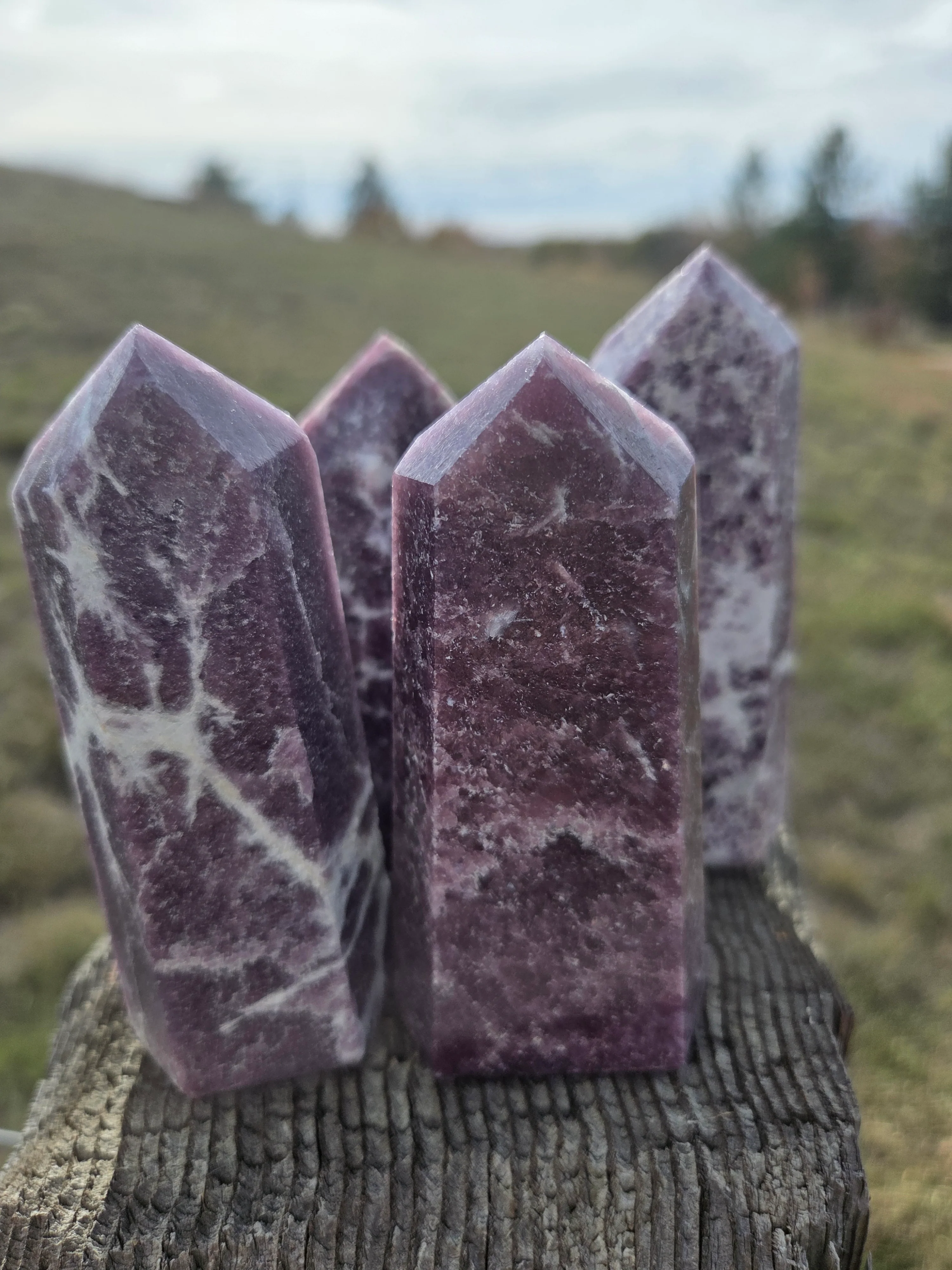 Lepidolite tower - Image 4