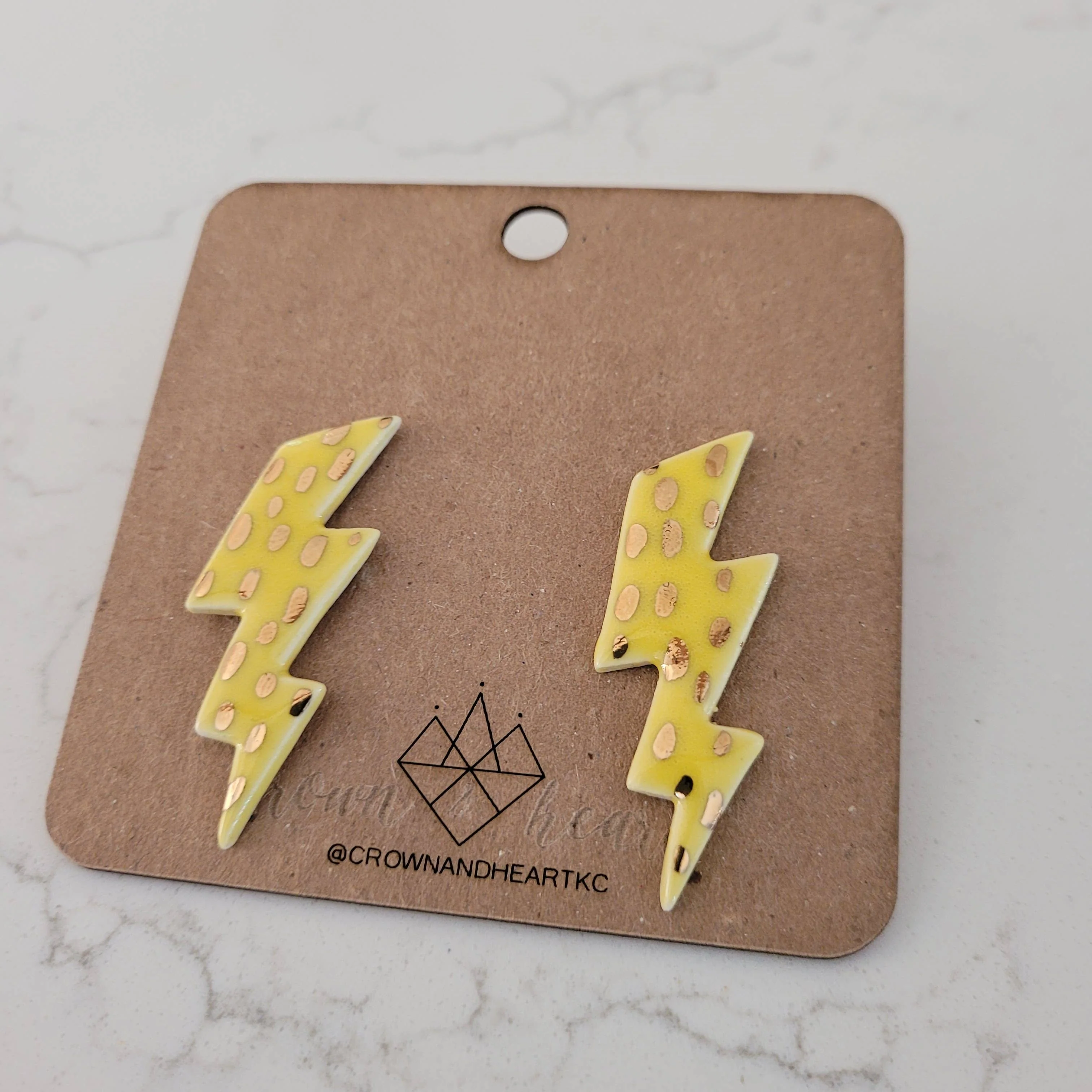 Lightning Bolt Studs
