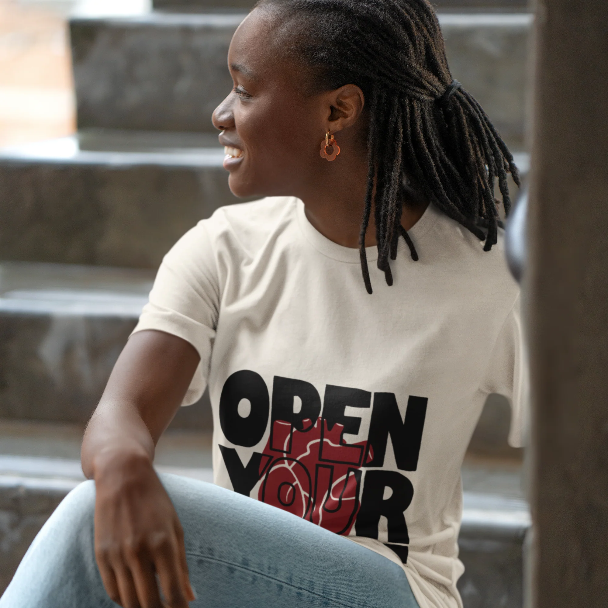 Open Your Heart Short-Sleeve T-Shirt - Image 4
