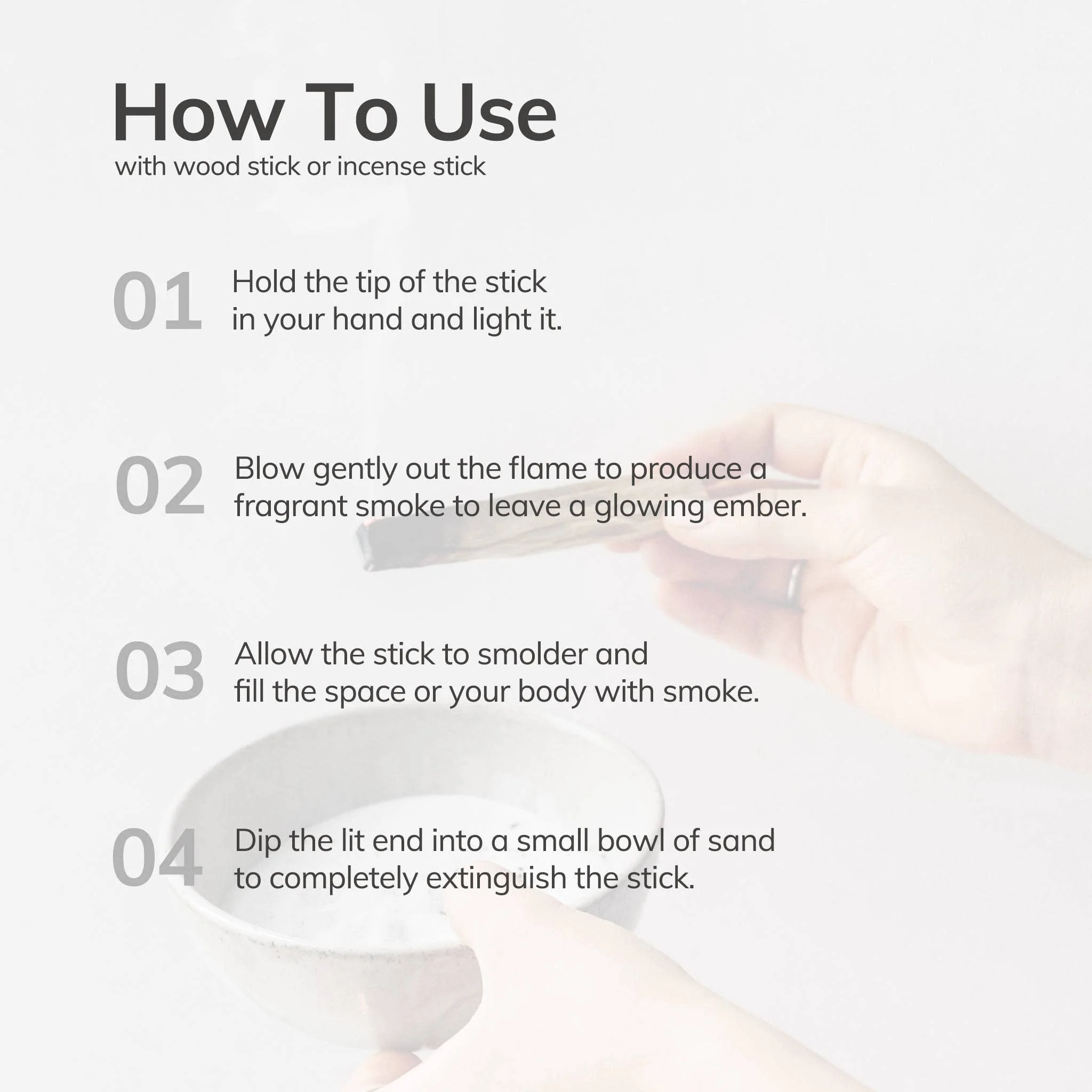 Palo Santo Hand Rolled Incense Stick - Image 6
