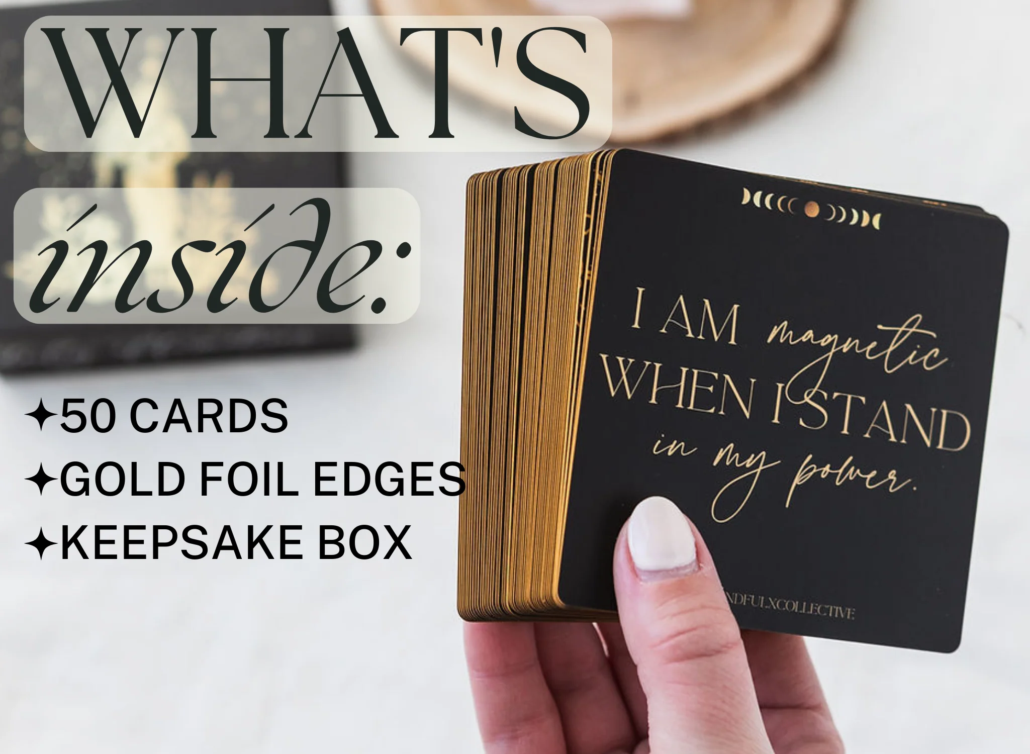 Prosperity Affirmation Cards - 50 Card Deck - Image 2