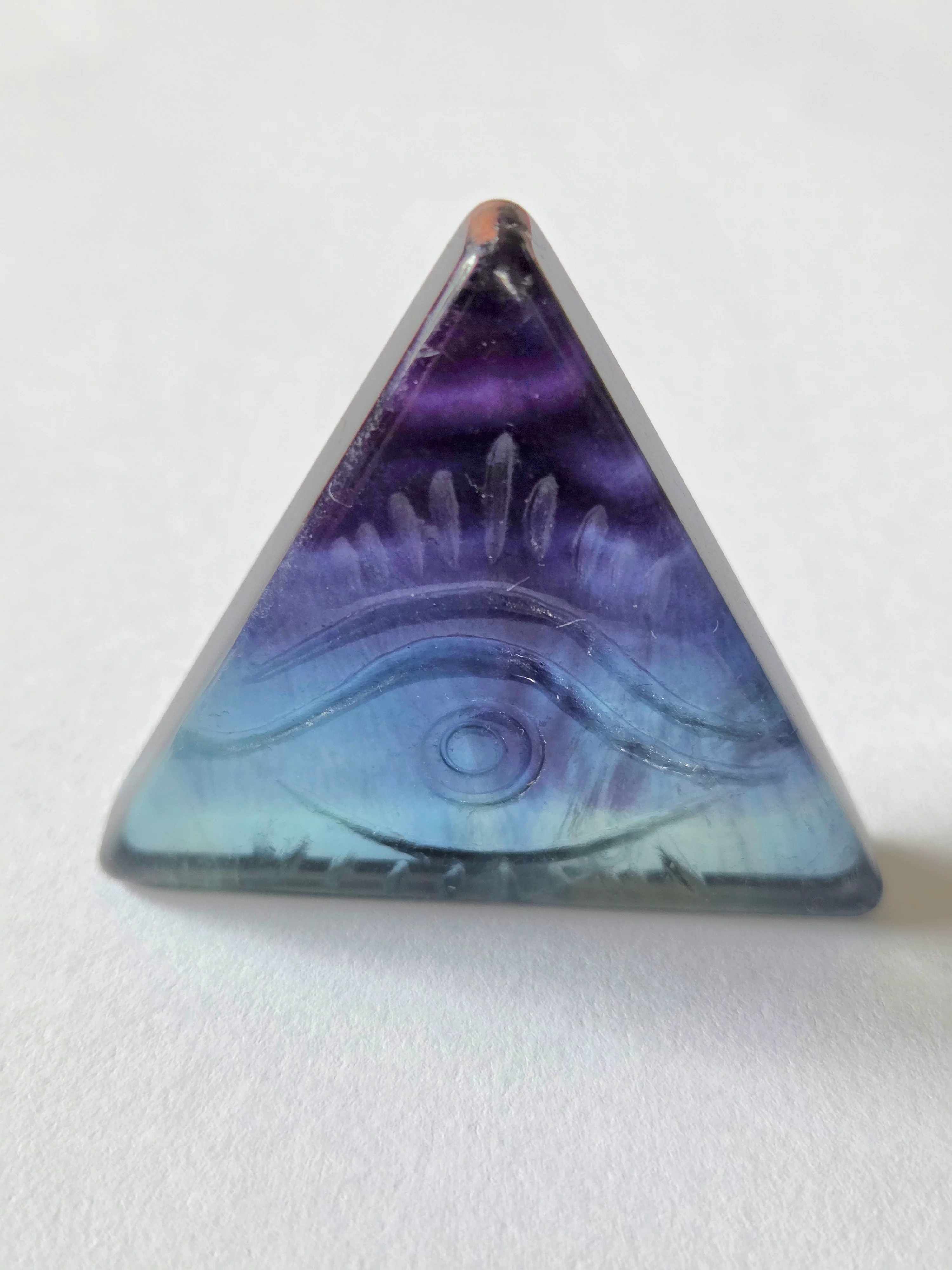 Flourite and Rose Quartz Protective Eye Triangles - Image 31