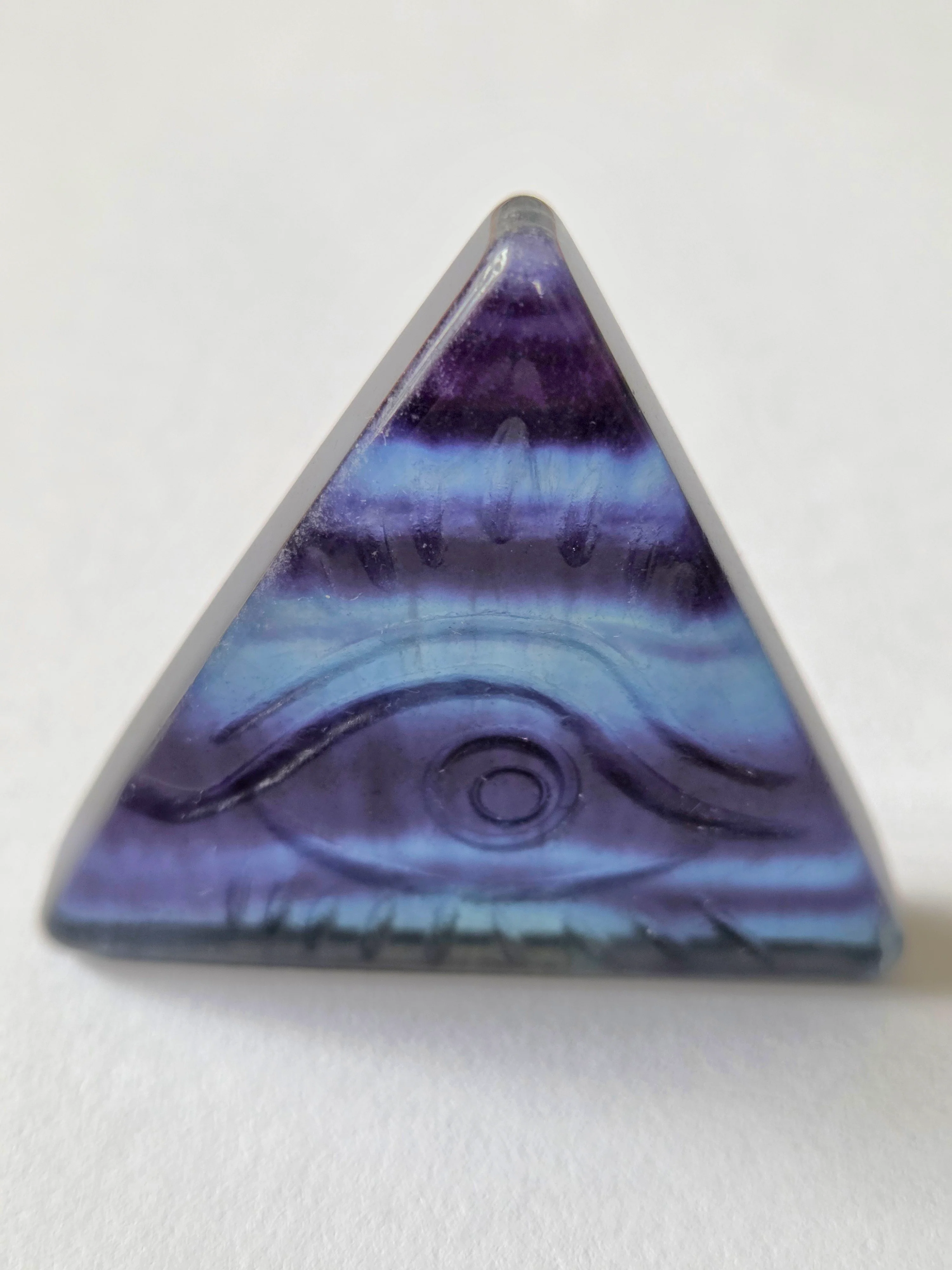 Flourite and Rose Quartz Protective Eye Triangles - Image 32