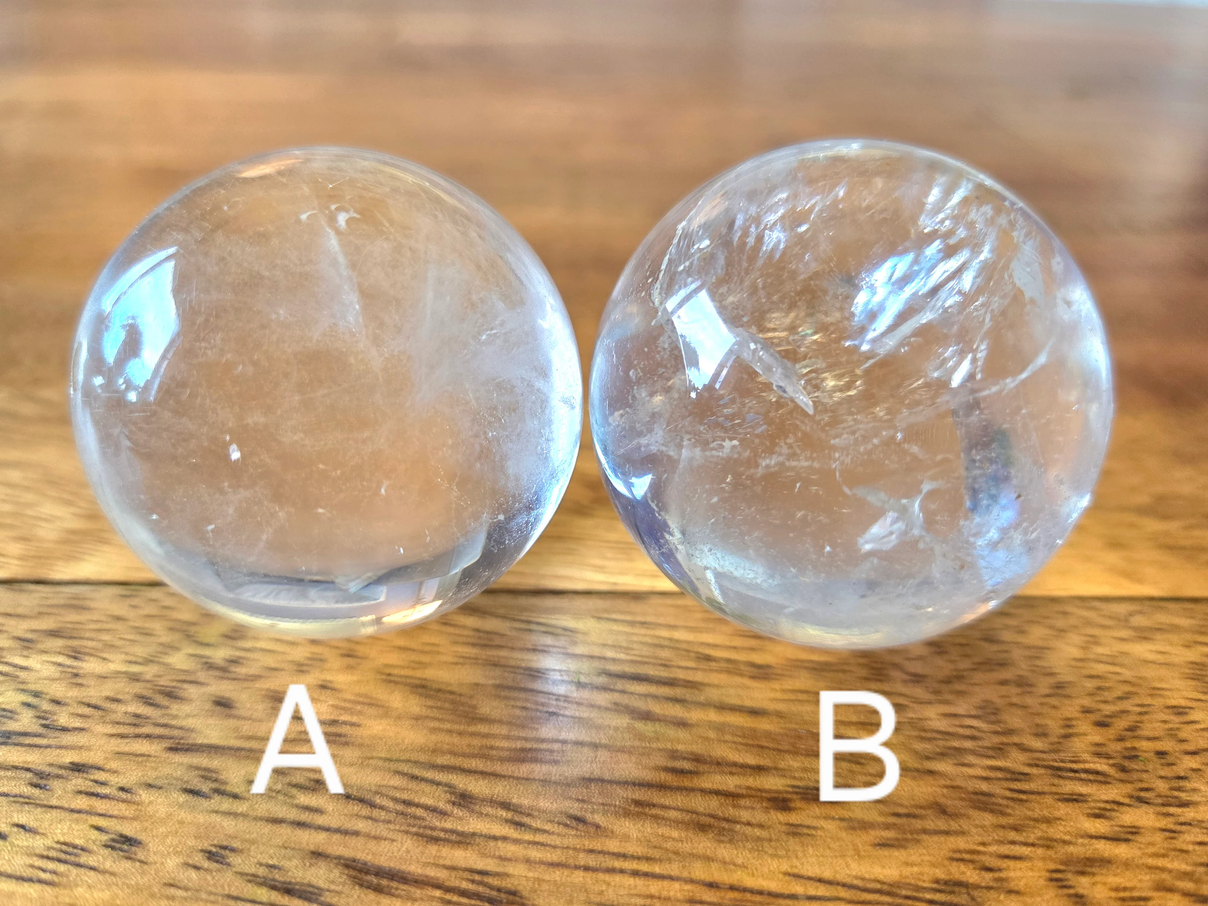 Clear Quartz Spheres - Grade A to Exquisite - Image 2
