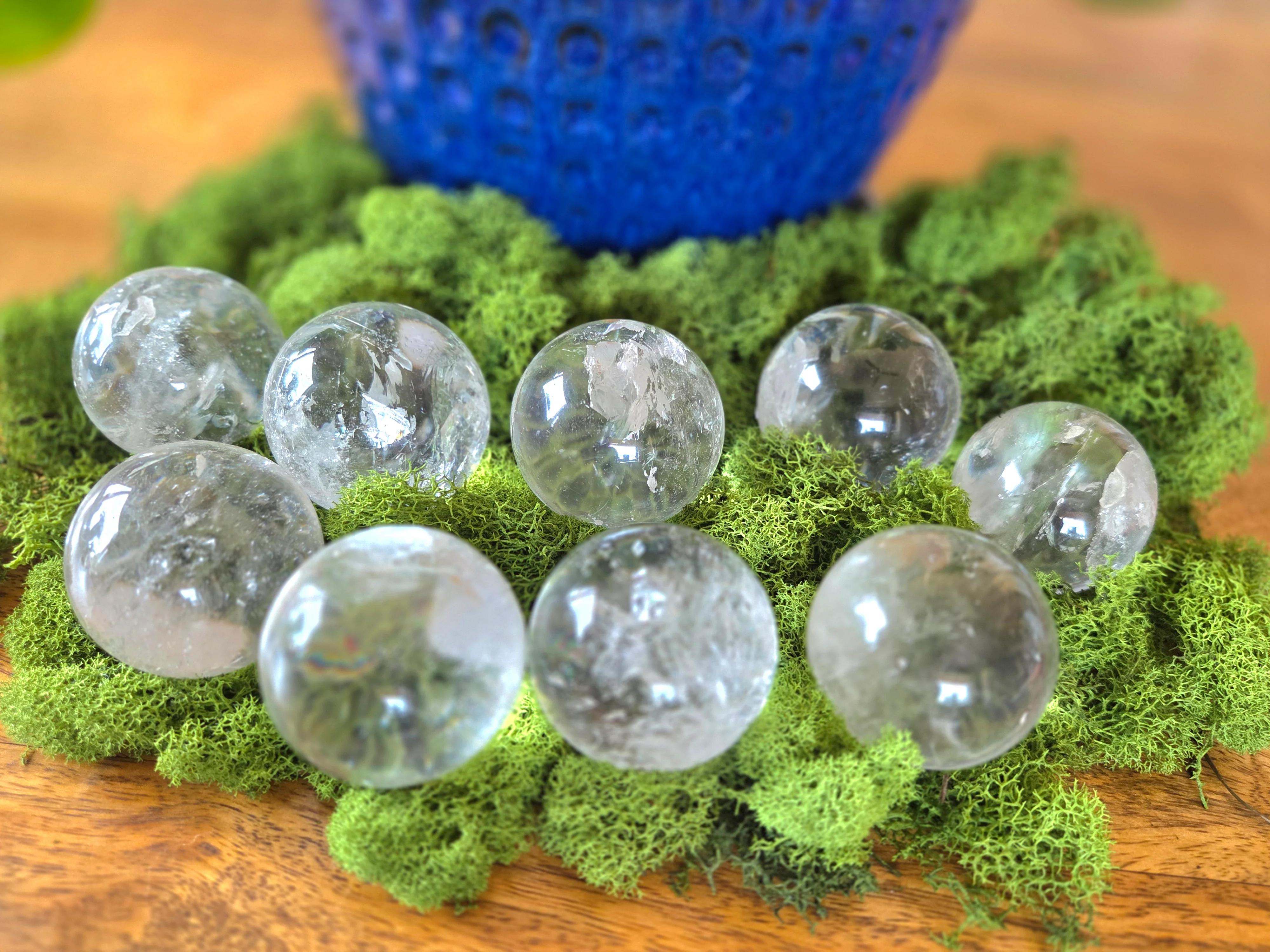 Clear Quartz Spheres - Grade A to Exquisite - Image 4