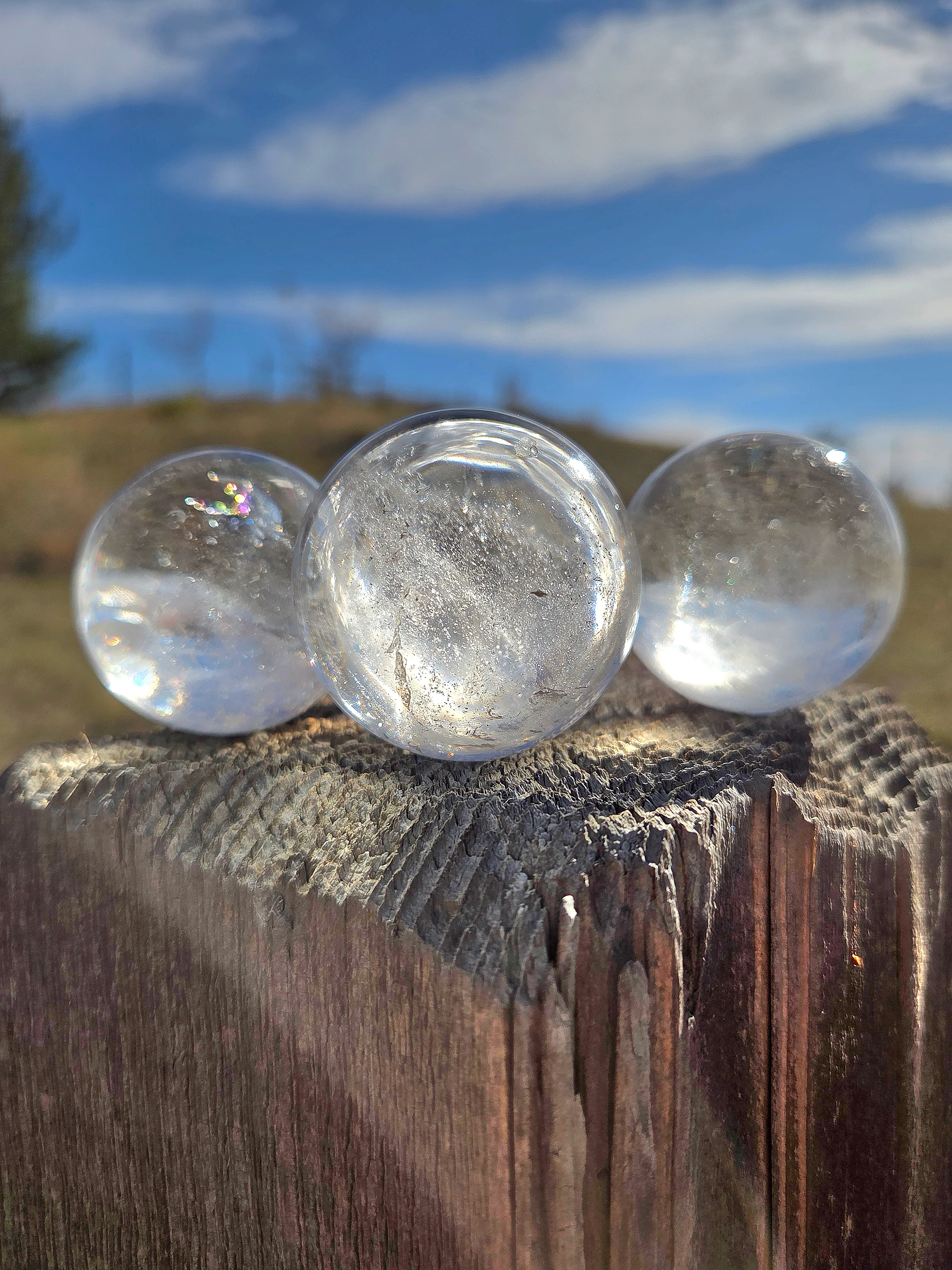 Clear Quartz Spheres - Grade A to Exquisite - Image 9
