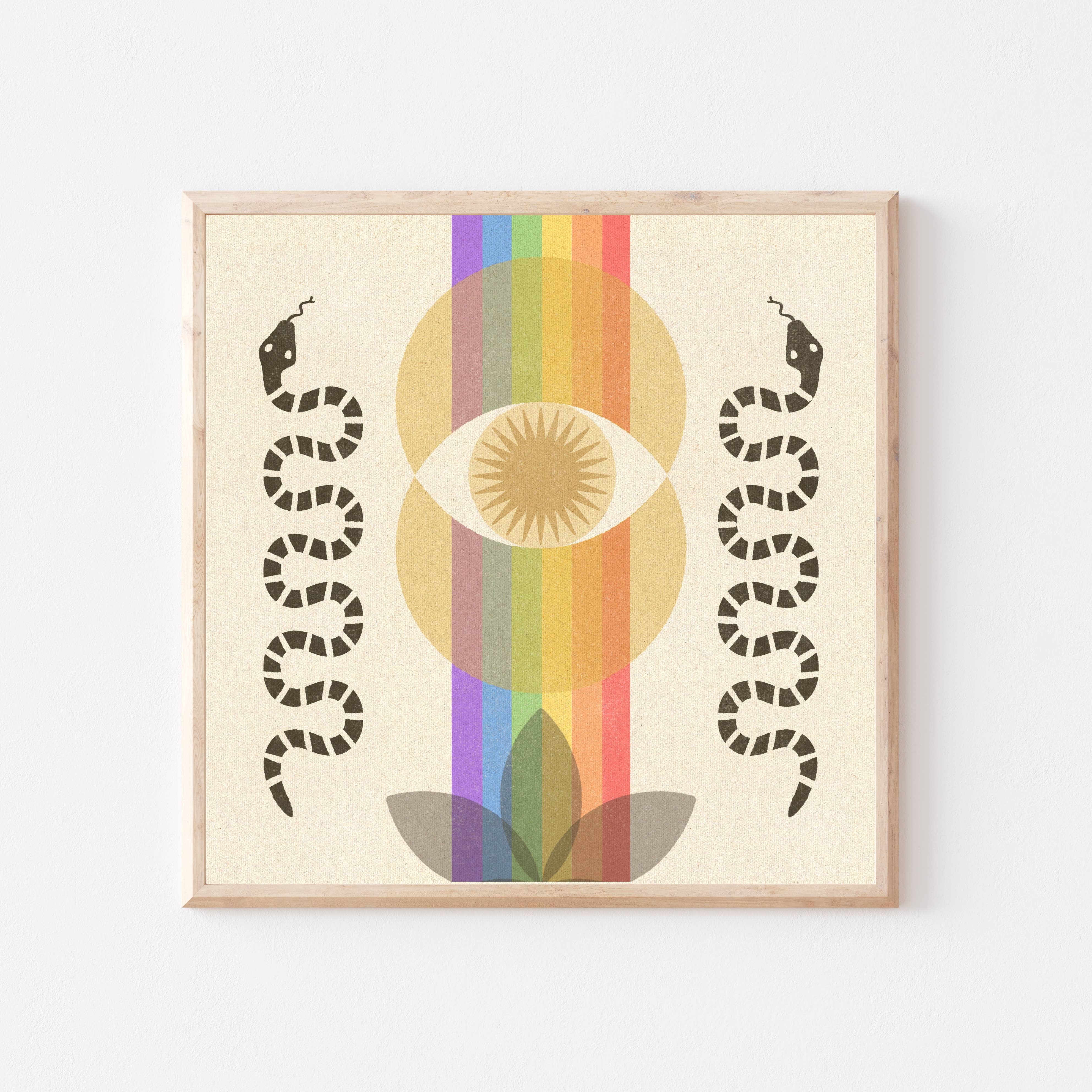 ‘Rainbow Serpent’ Print - Image 2