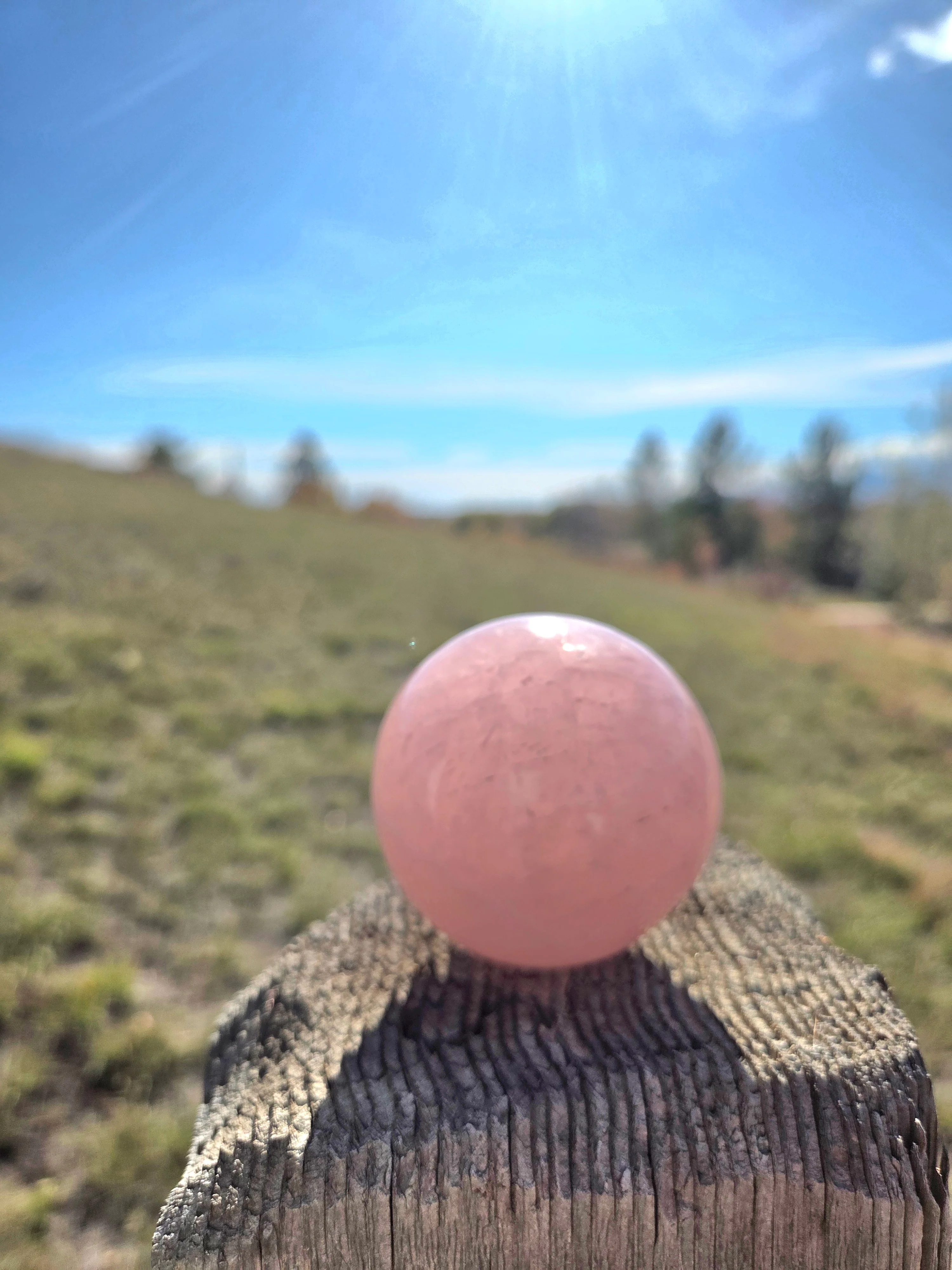 Rose Quartz Sphere - Image 15