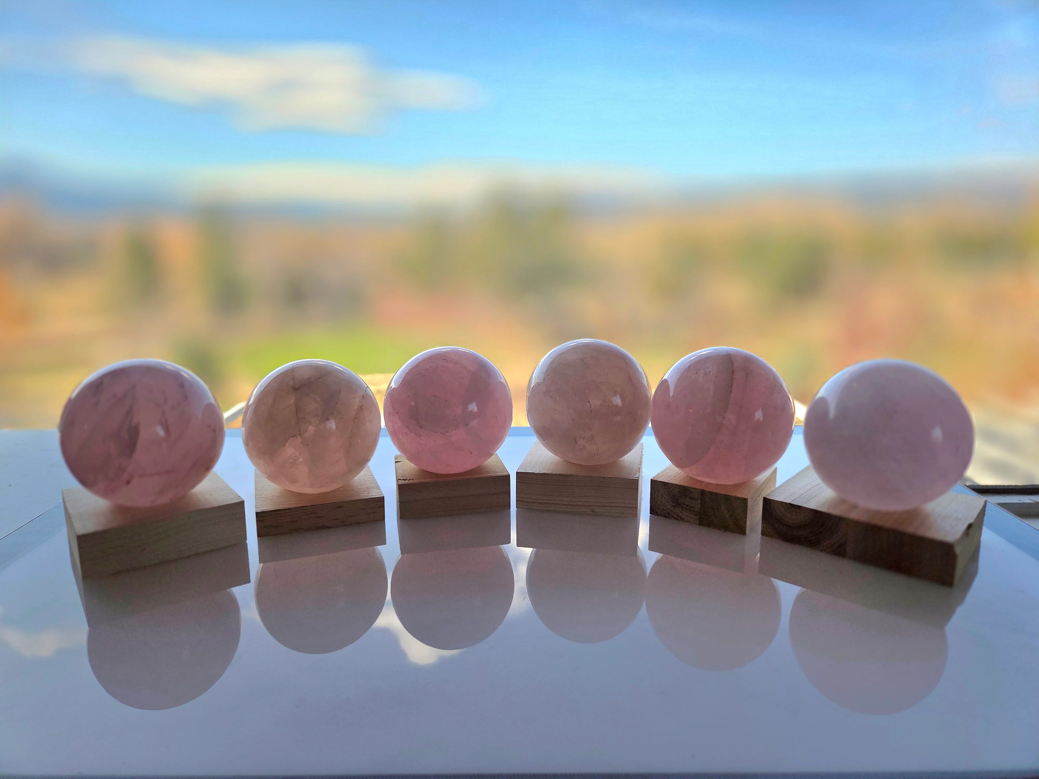 Rose Quartz Sphere - Image 3