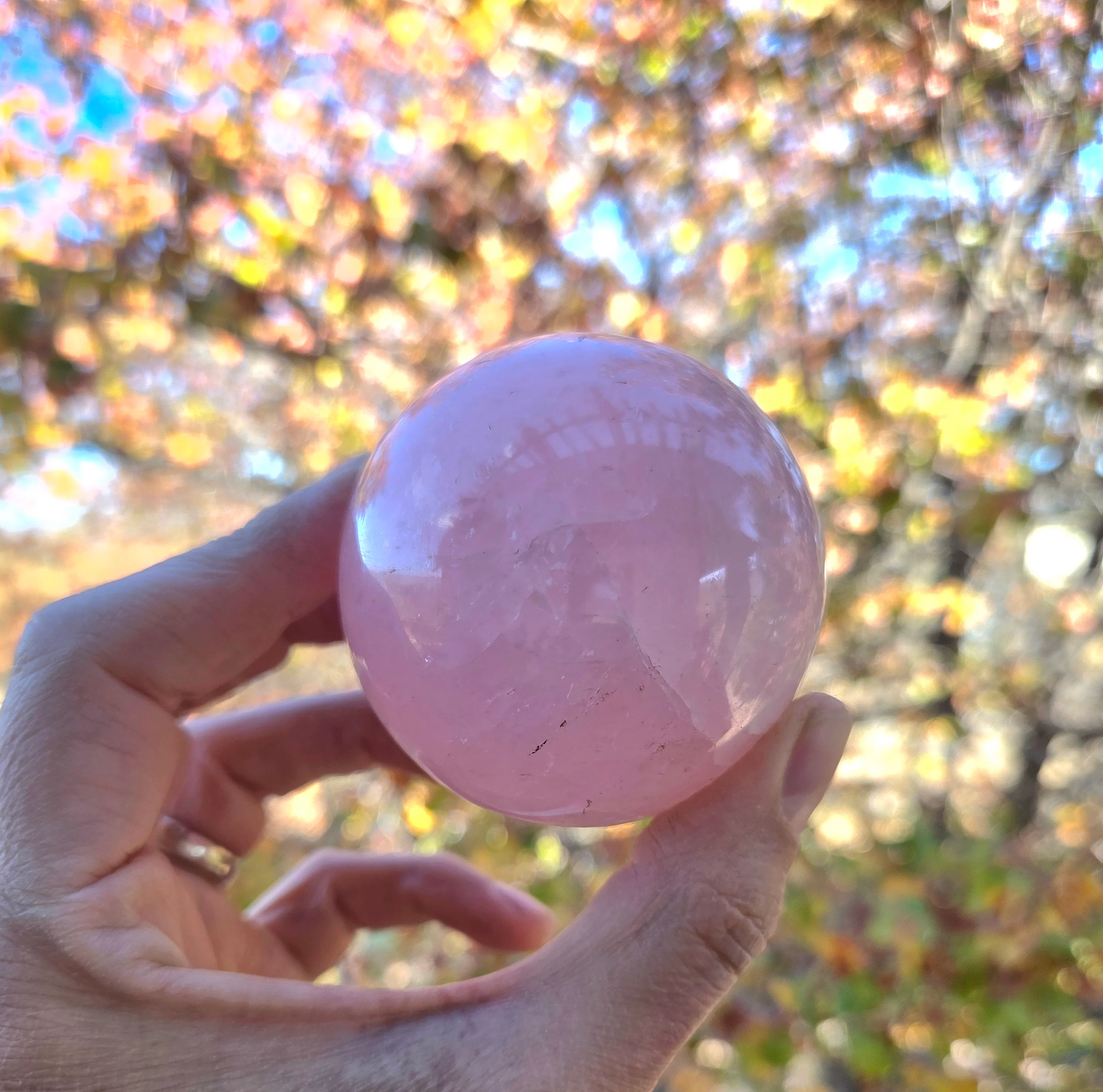 Rose Quartz Sphere - Image 4