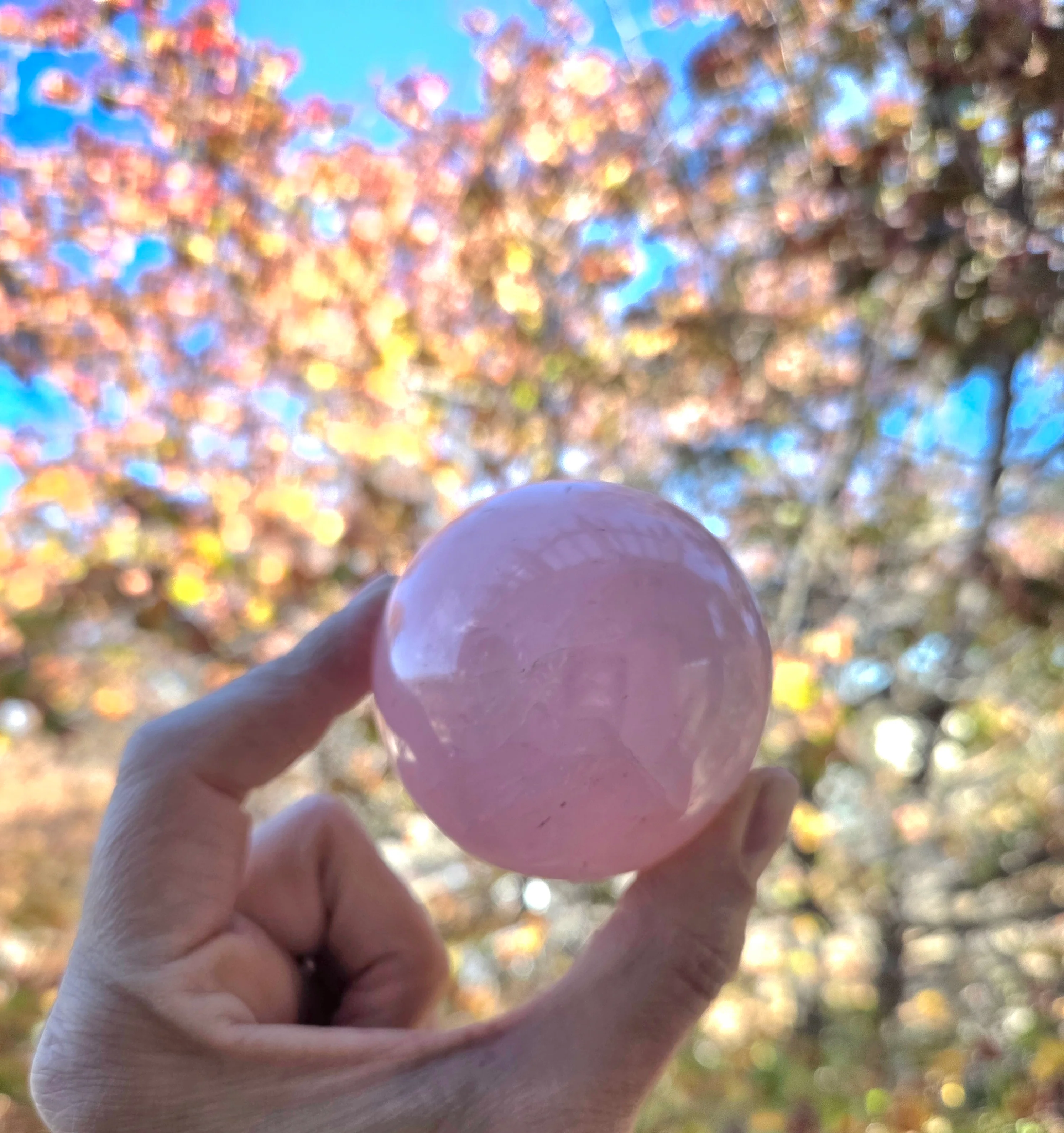 Rose Quartz Sphere - Image 5
